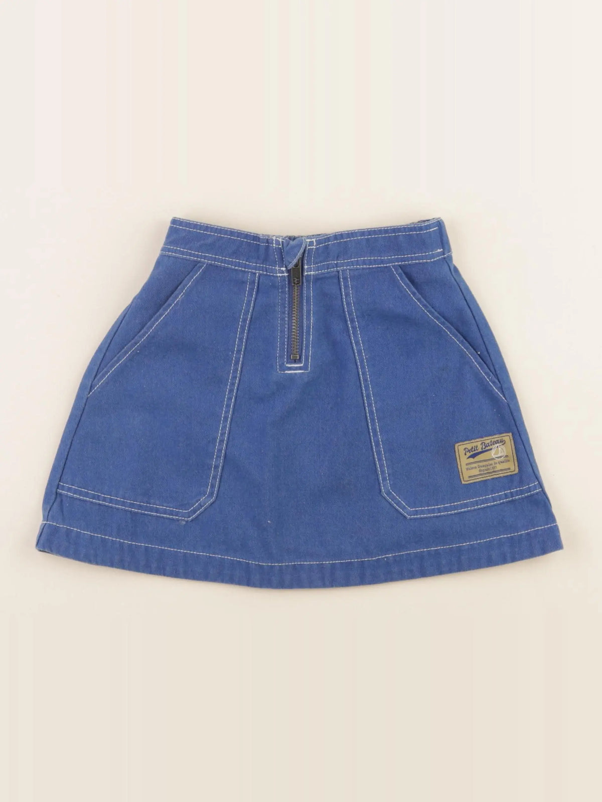 Petit Bateau - jupe bleu - 5 ans