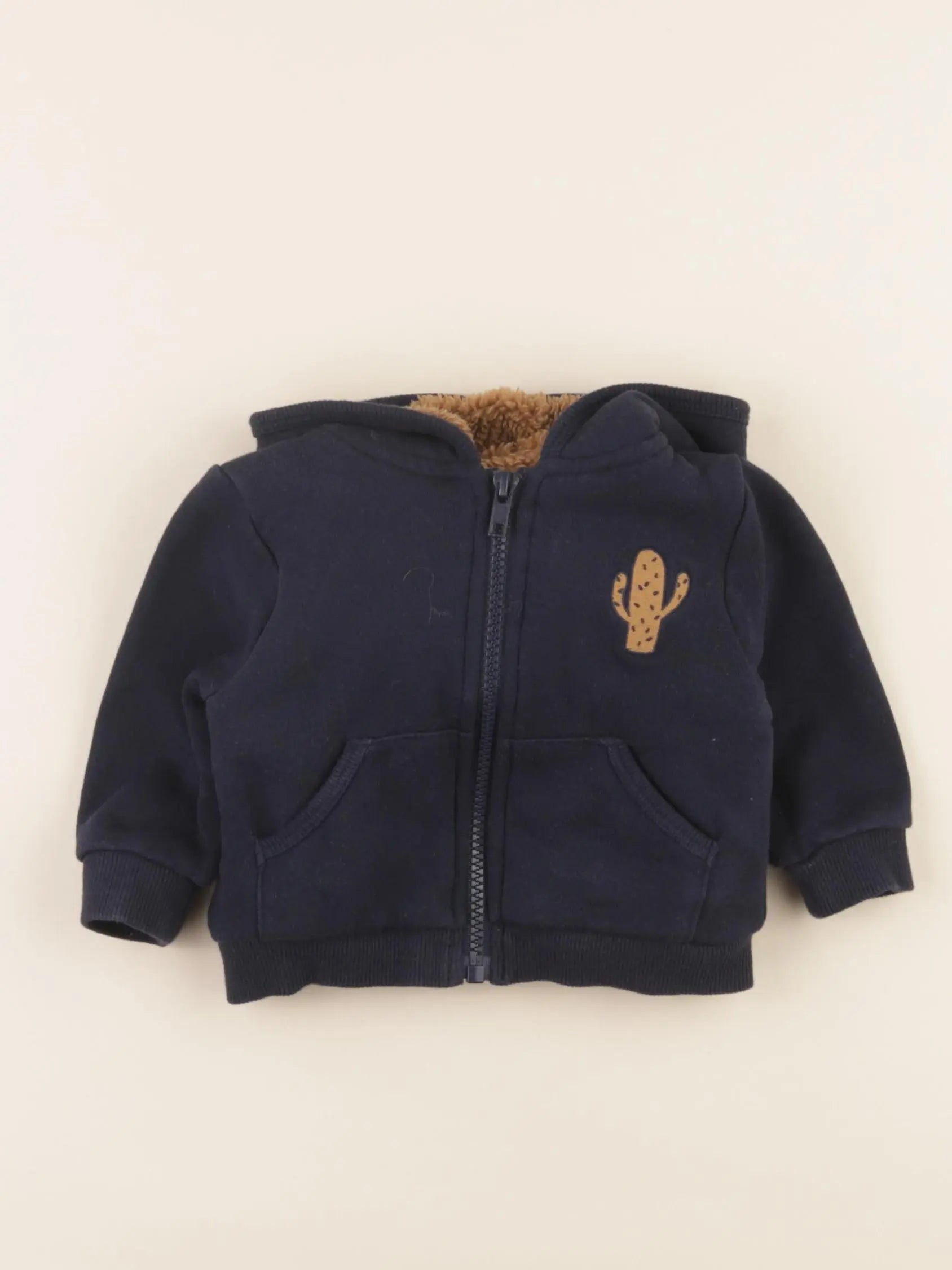 Boutchou - sweat bleu - 6 mois