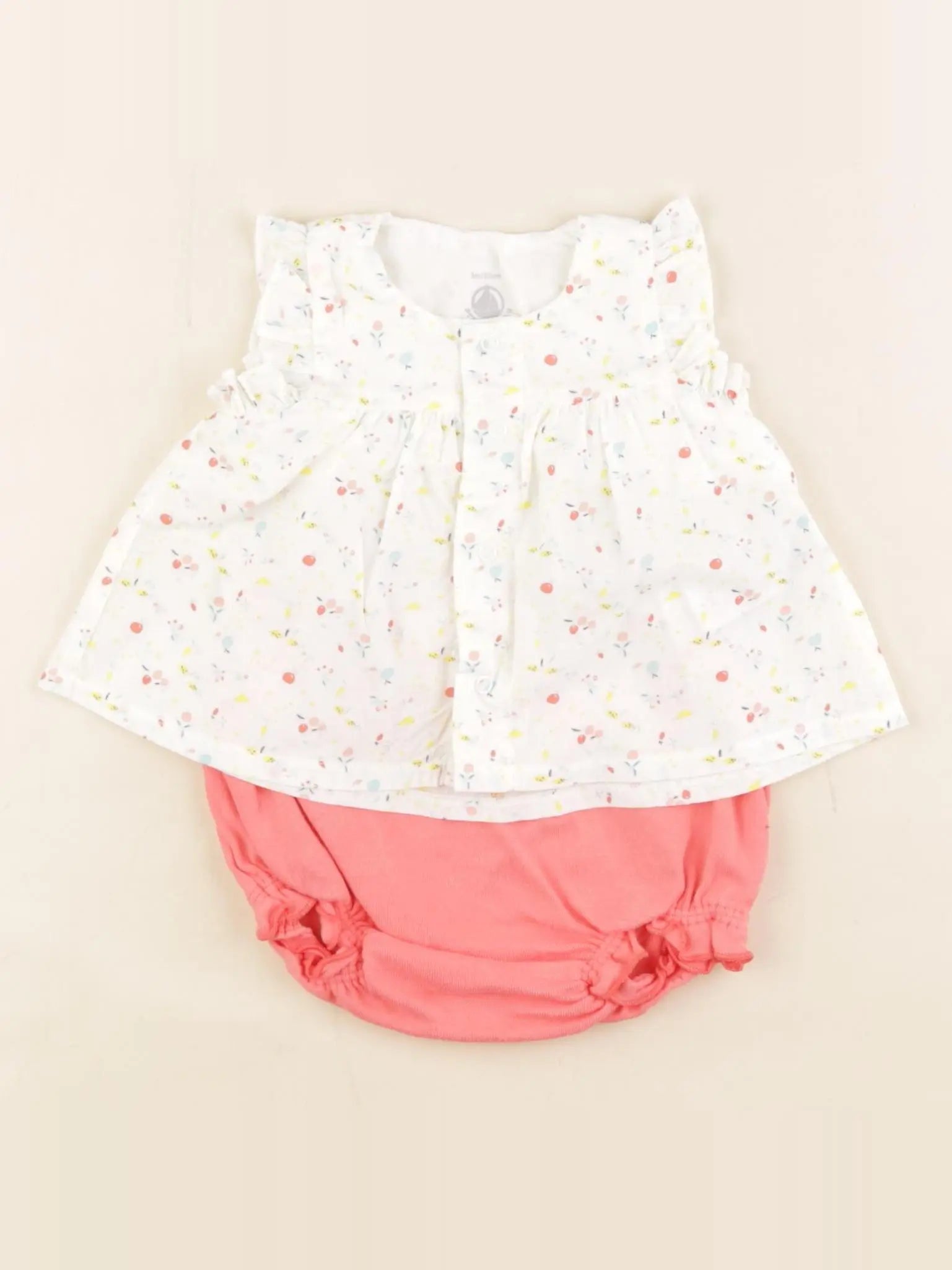Petit Bateau - robe multicolore - 1 mois