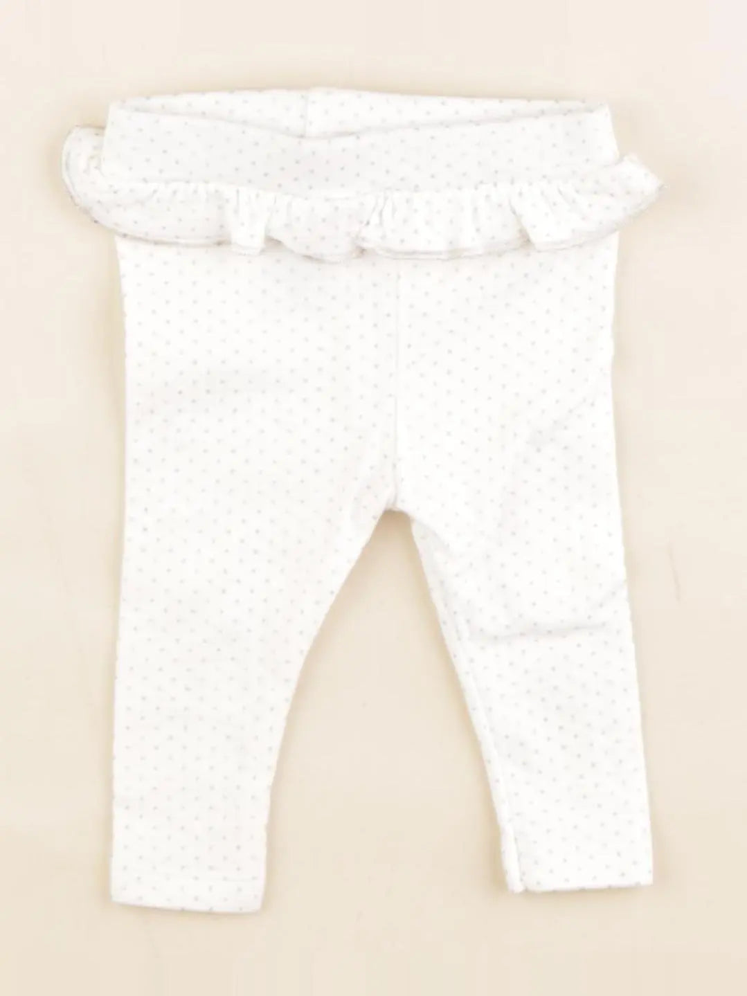 Petit Bateau - legging blanc - 3 mois