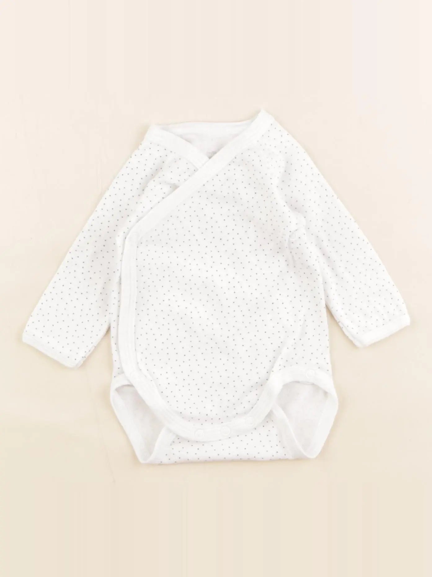 Petit Bateau - body multicolore, blanc, bleu - 1 mois