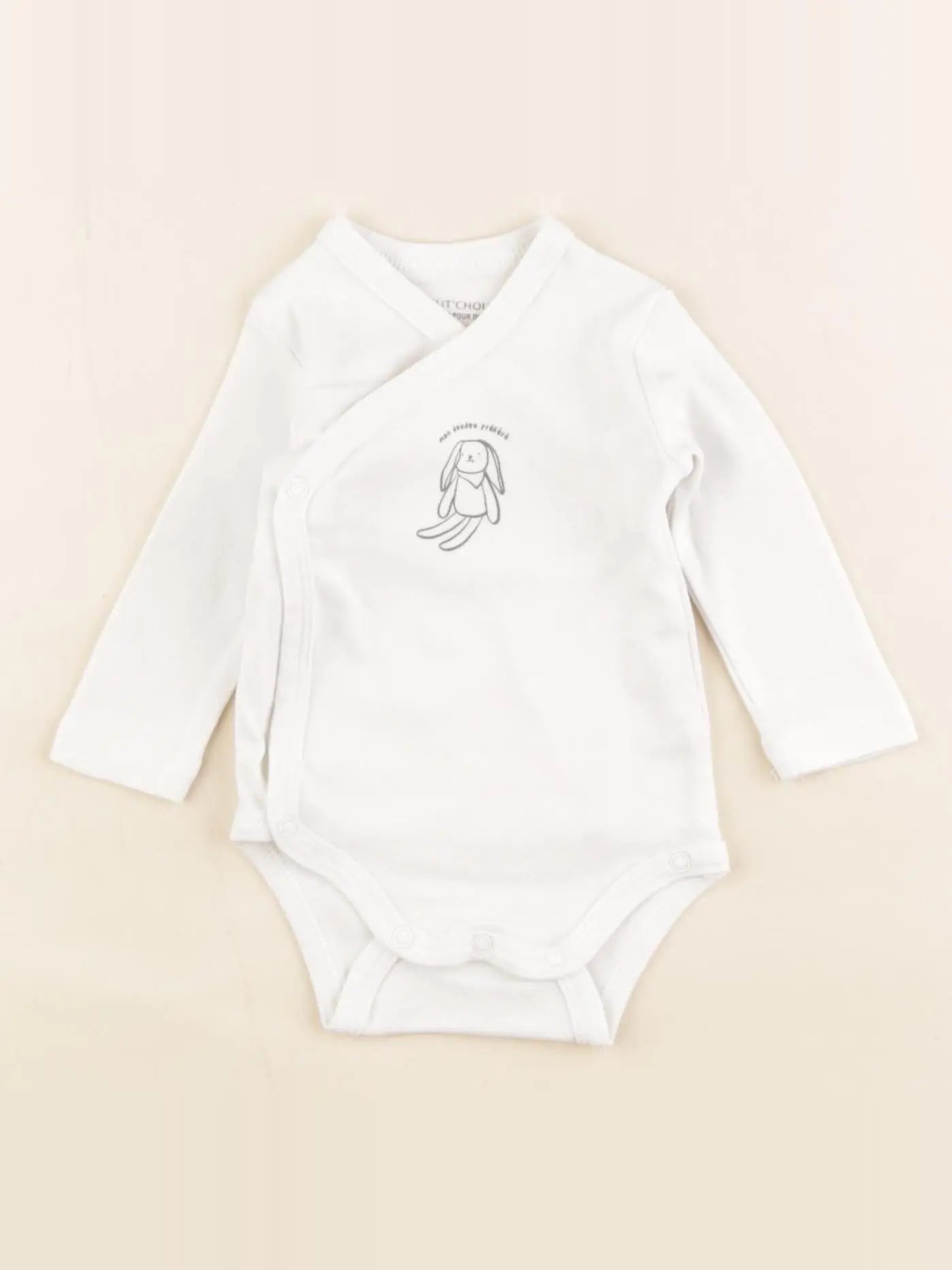 Boutchou - body blanc - 1 mois