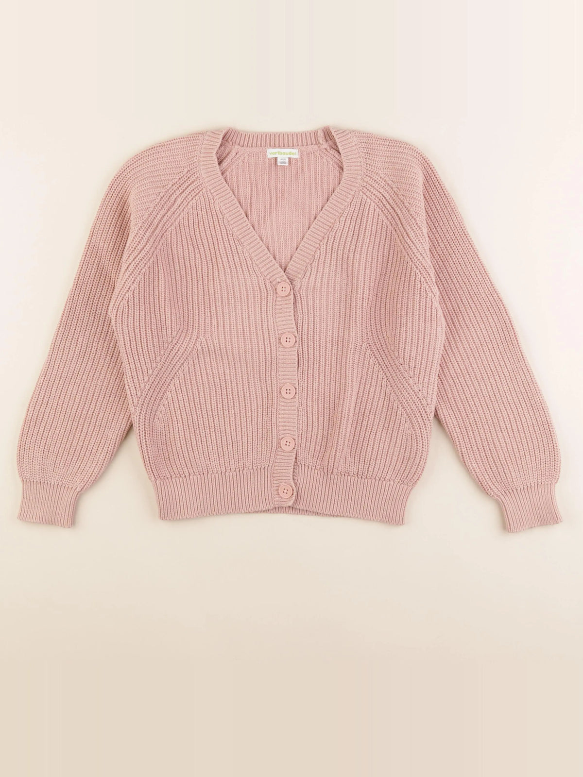 Vertbaudet - gilet rose - 10 ans