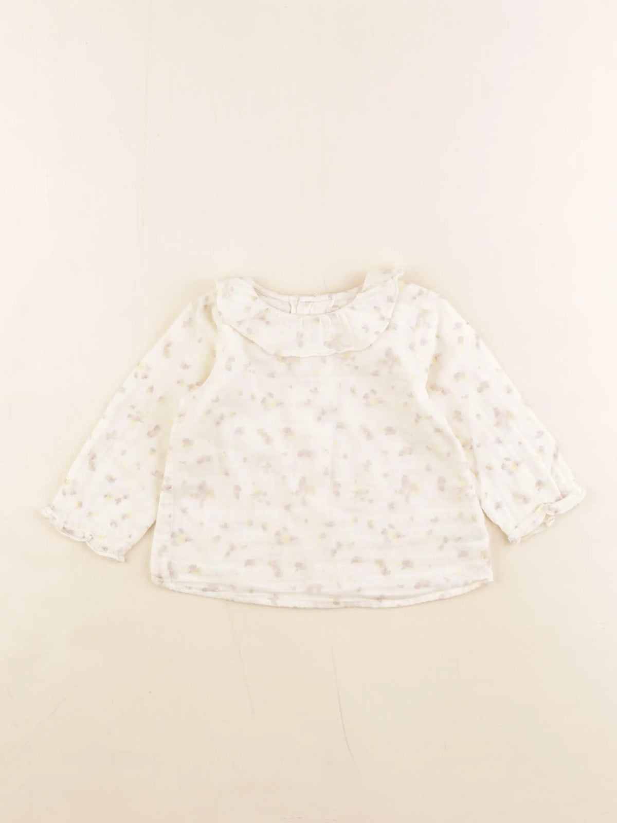 Bonpoint - blouse beige - 12 mois