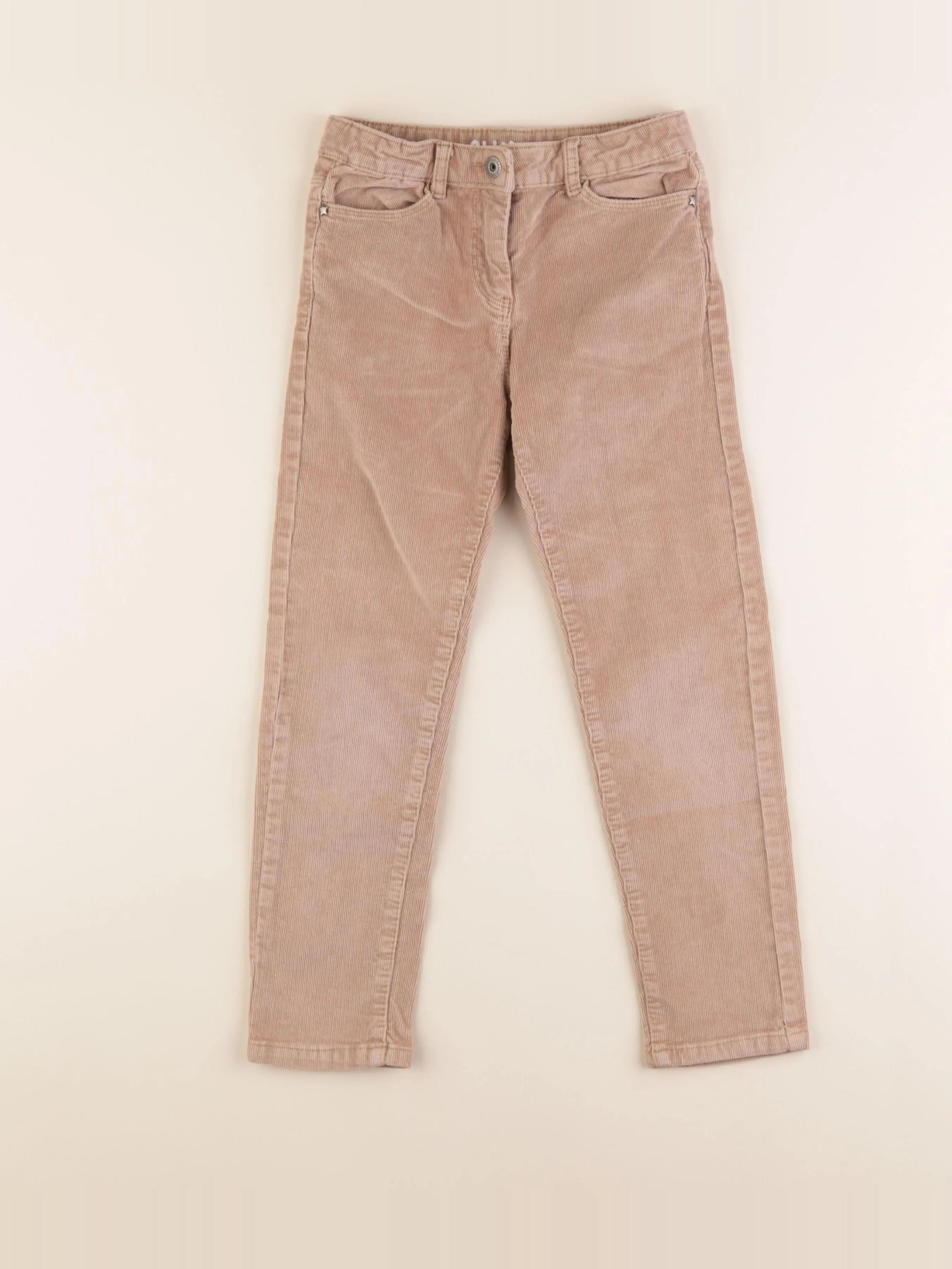 Vertbaudet - pantalon marron - 8 ans