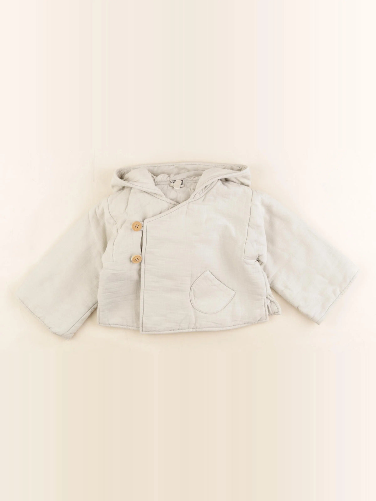 Bonton - veste beige - 12 mois