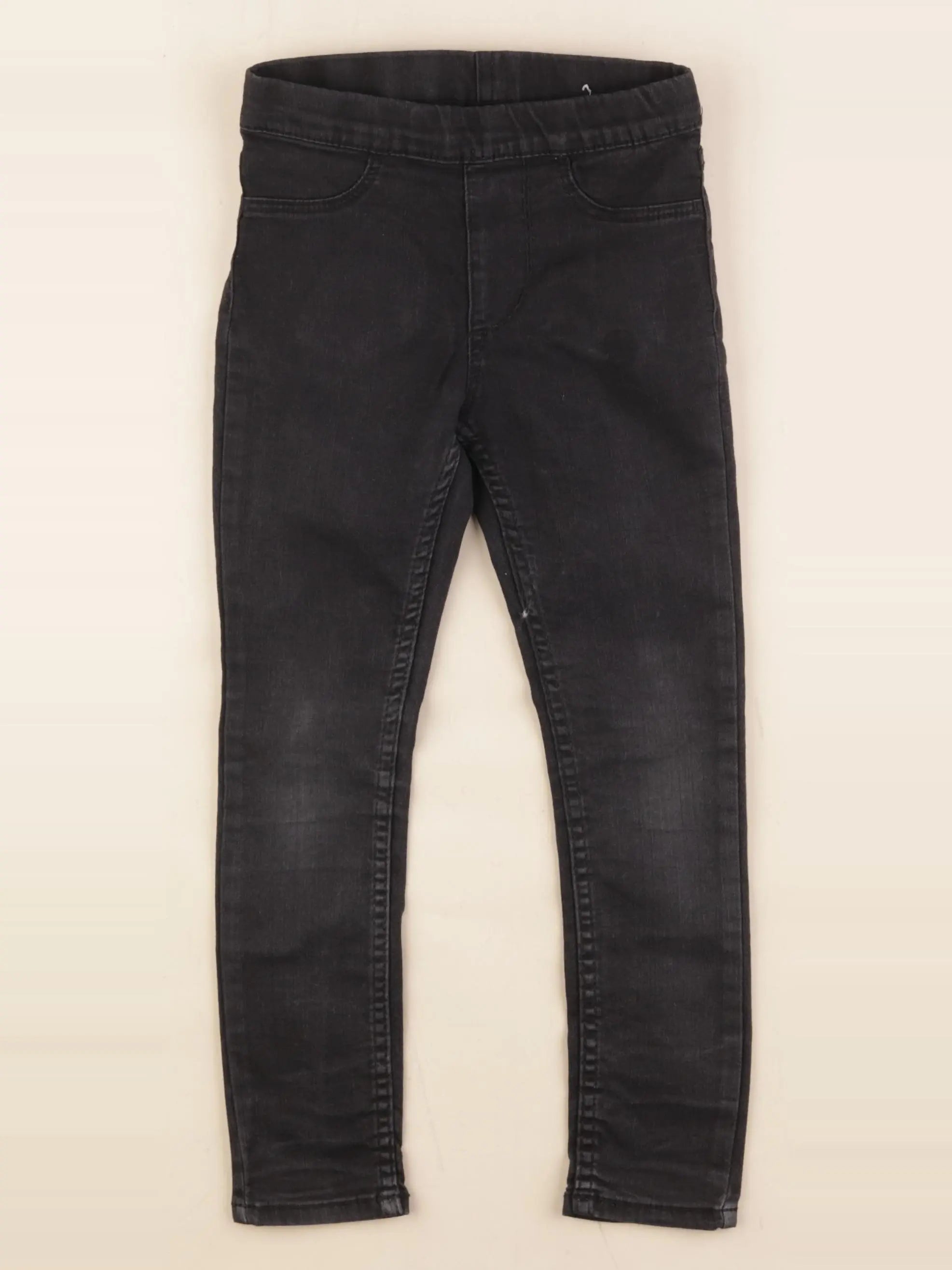 H&M - jegging noir - 4/5 ans