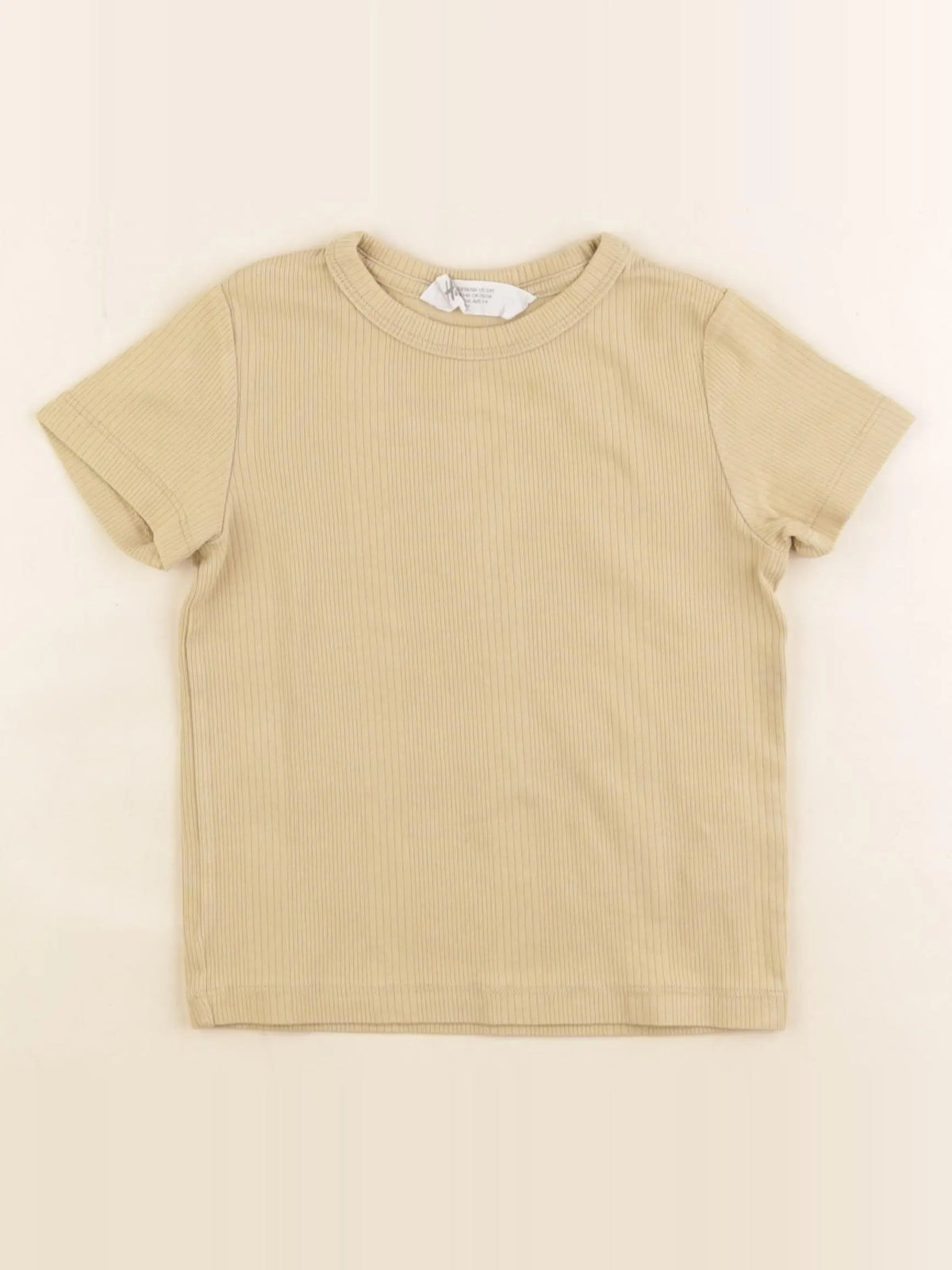 H&M - tee-shirt marron - 2/4 ans