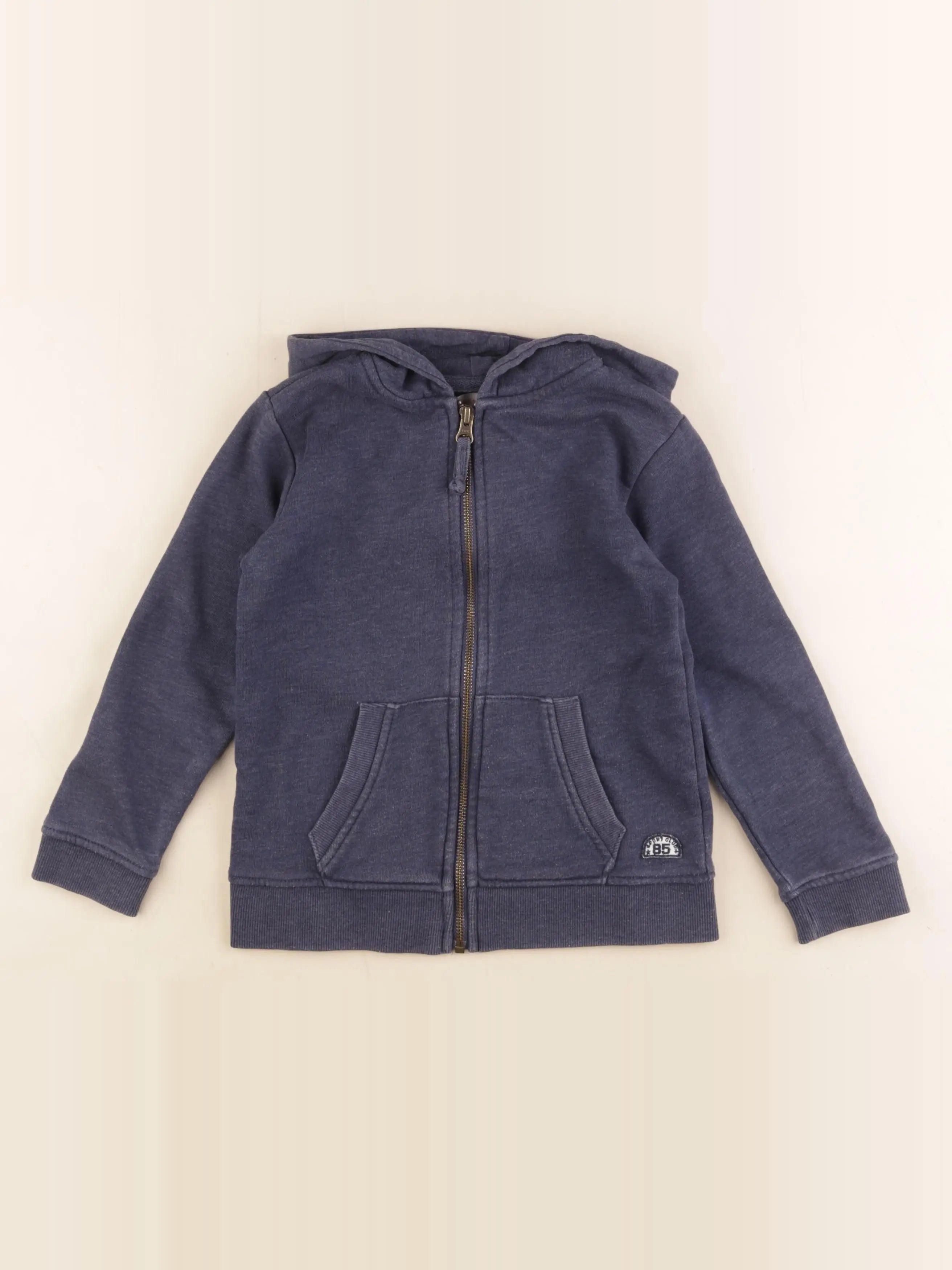 Monoprix - sweat bleu - 6 ans