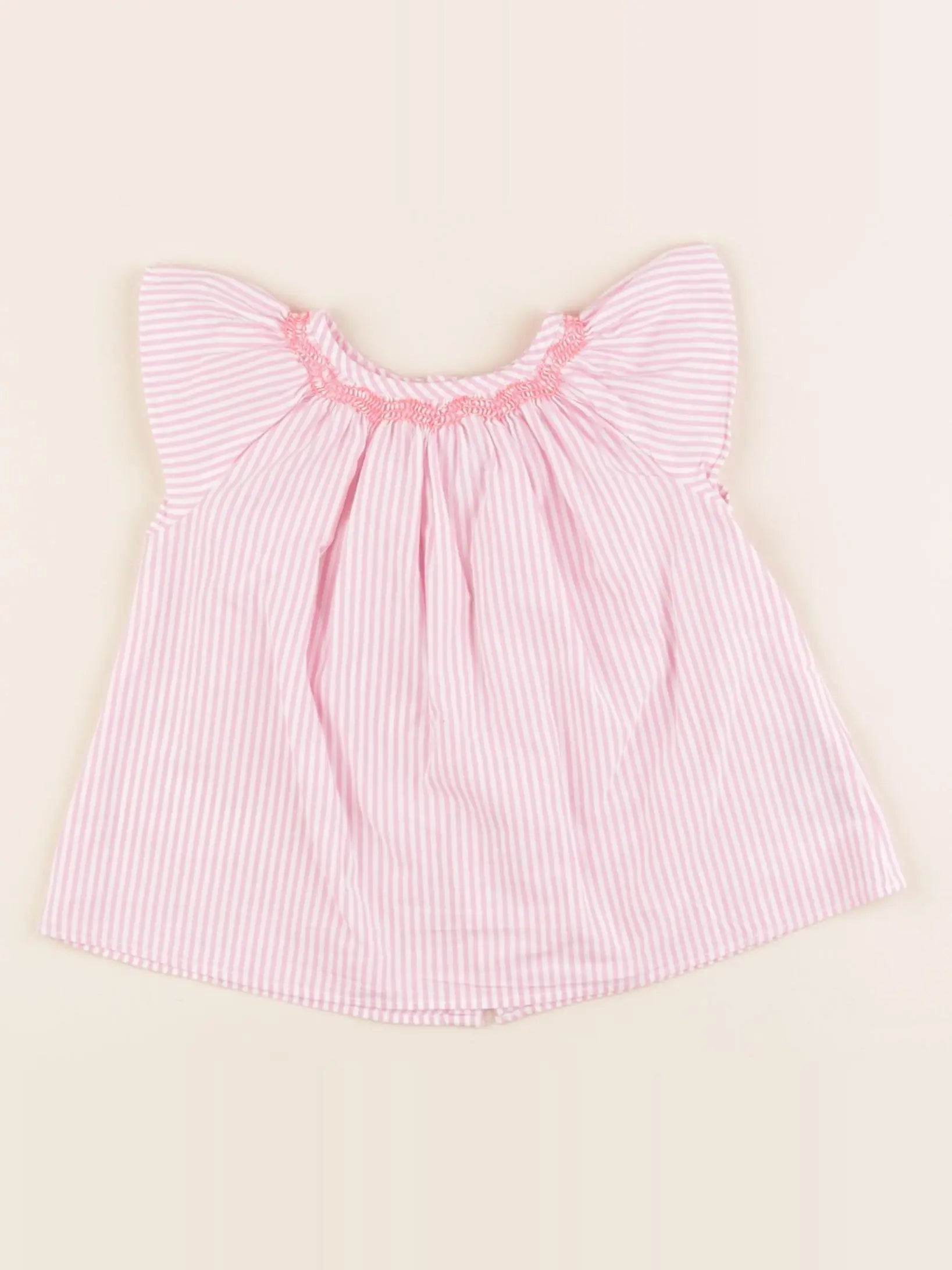 Jacadi - blouse rose - 12 mois