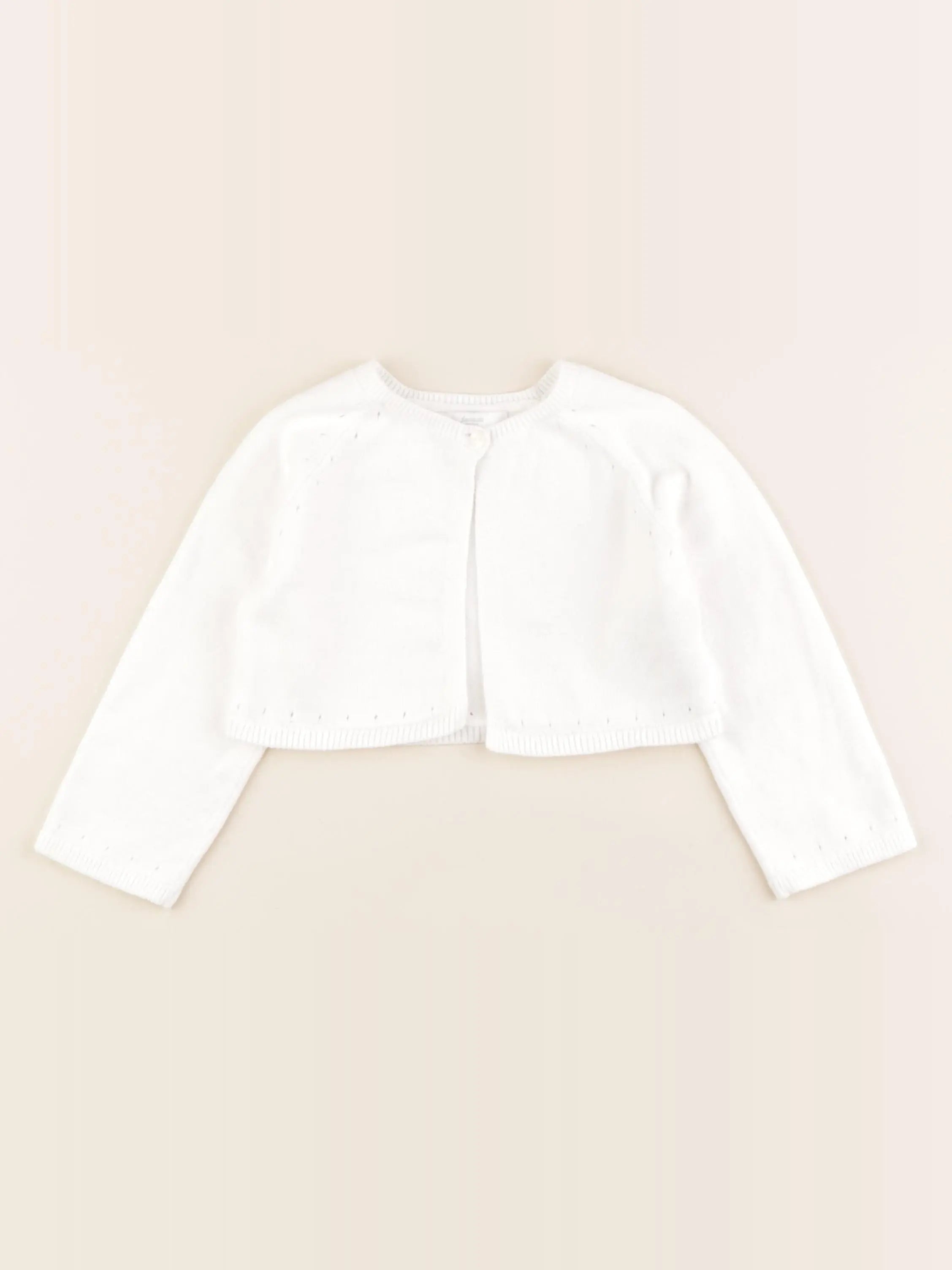 Jacadi - gilet blanc - 24 mois