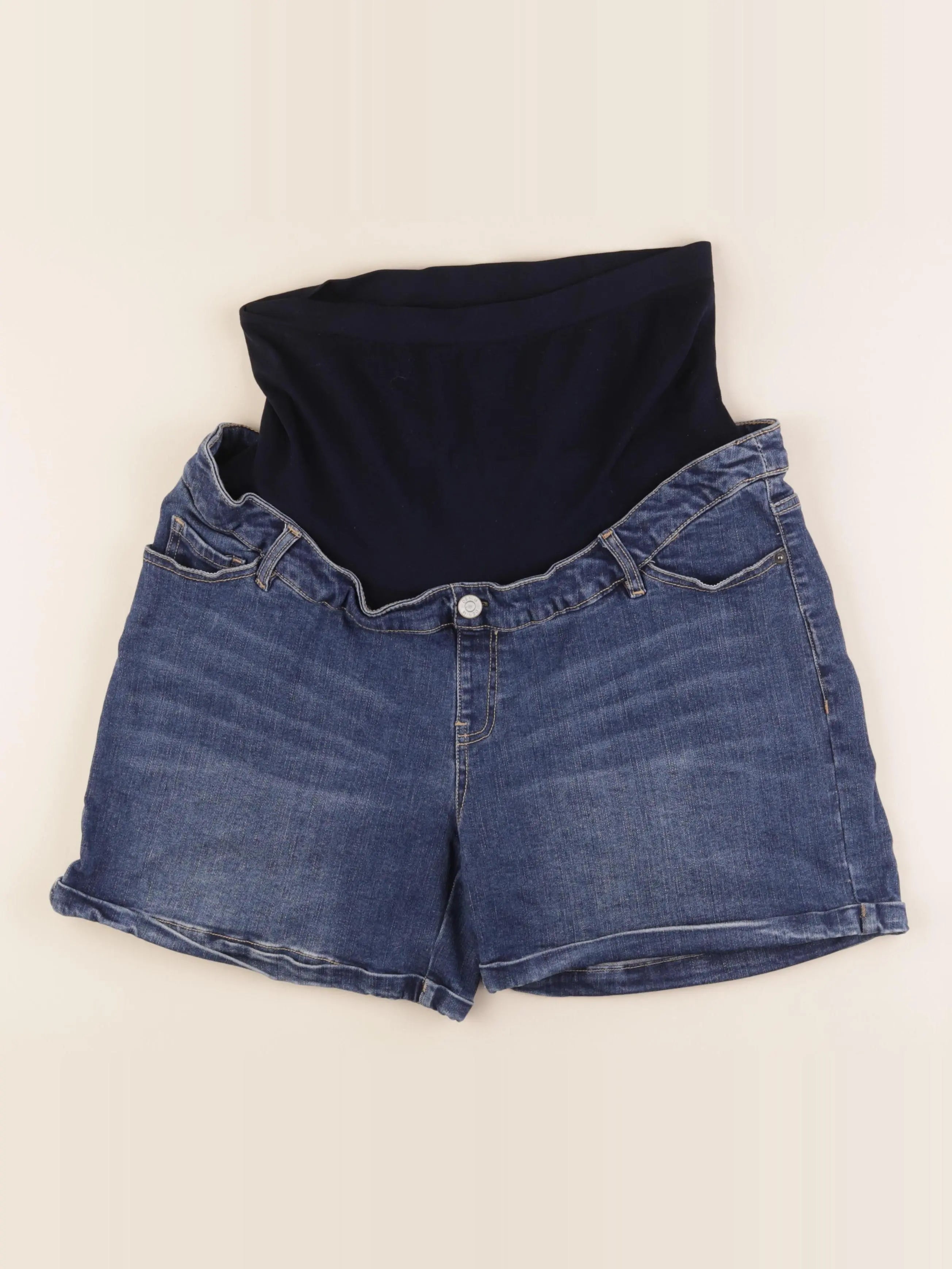 Vertbaudet - short grossesse bleu - 44