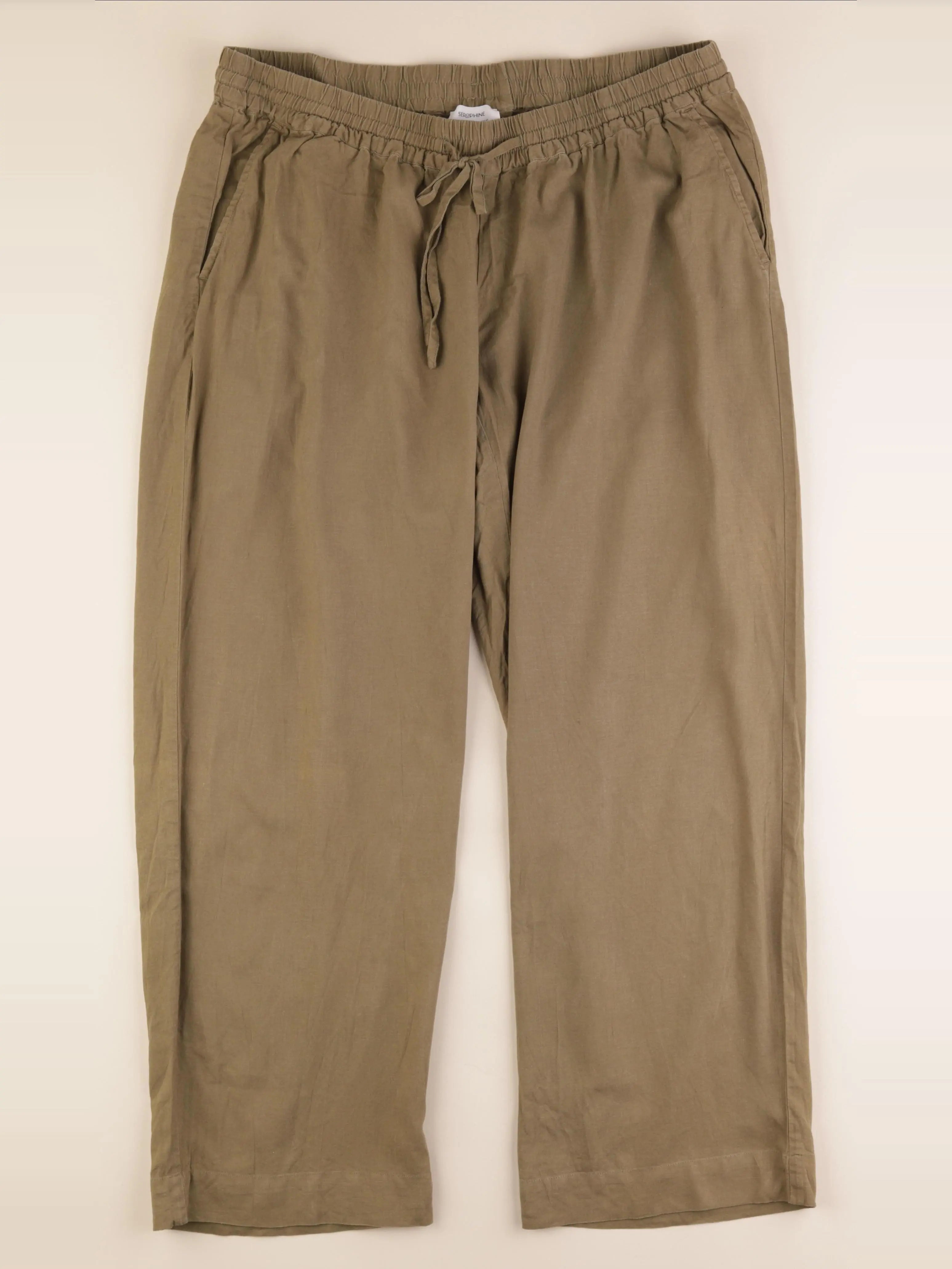 Seraphine - pantalon grossesse vert - 44