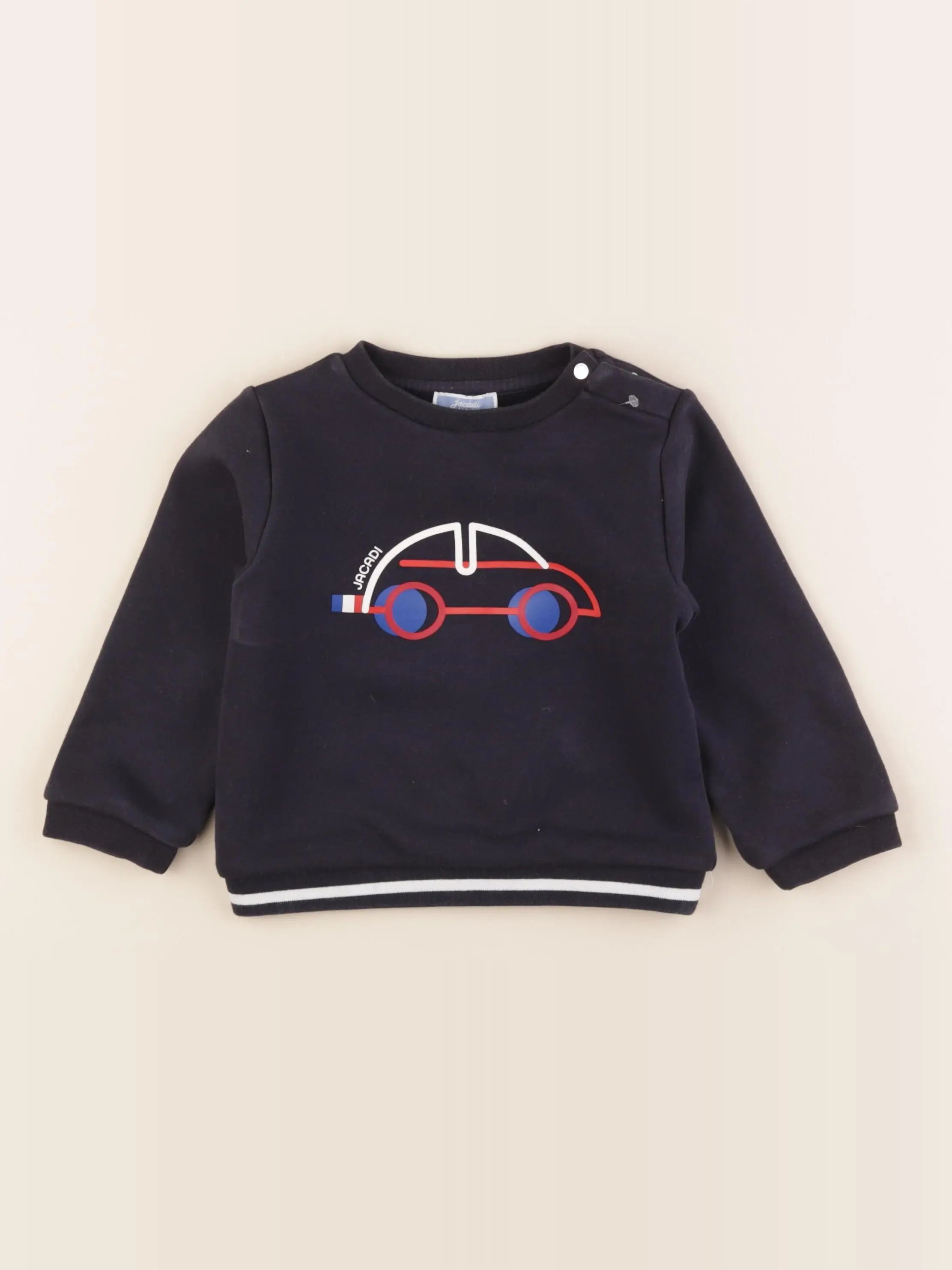 Jacadi - sweat bleu - 36 mois