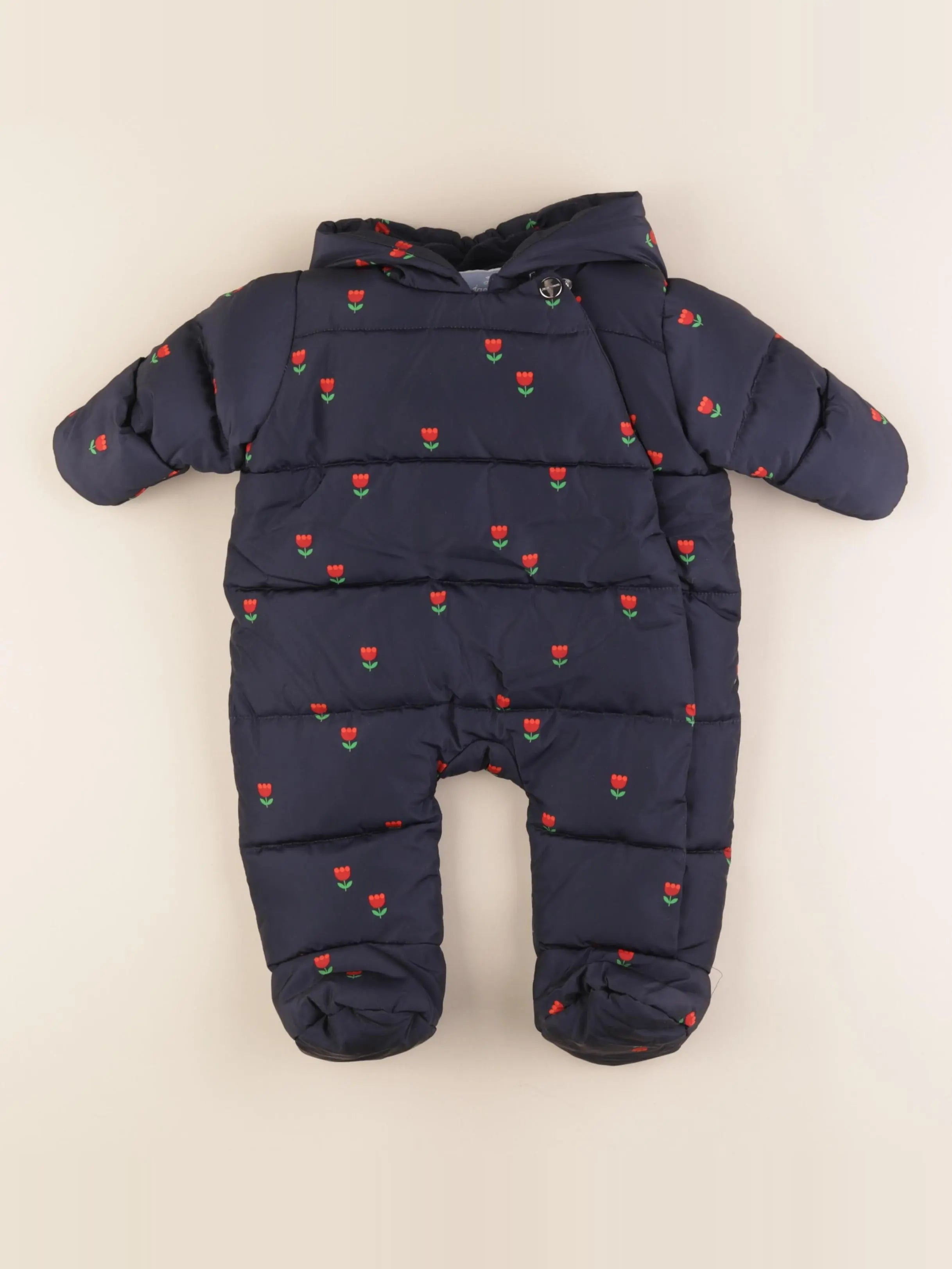 Jacadi - combi-pilote bleu - 3 mois