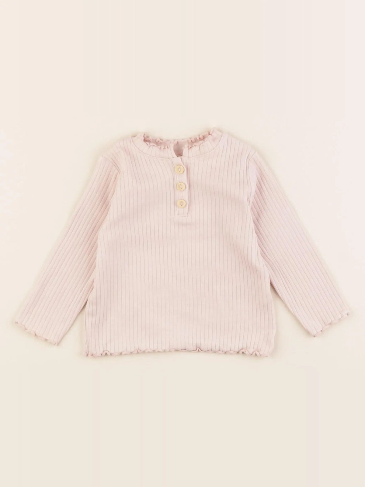 H&M - tee-shirt rose - 4/6 mois