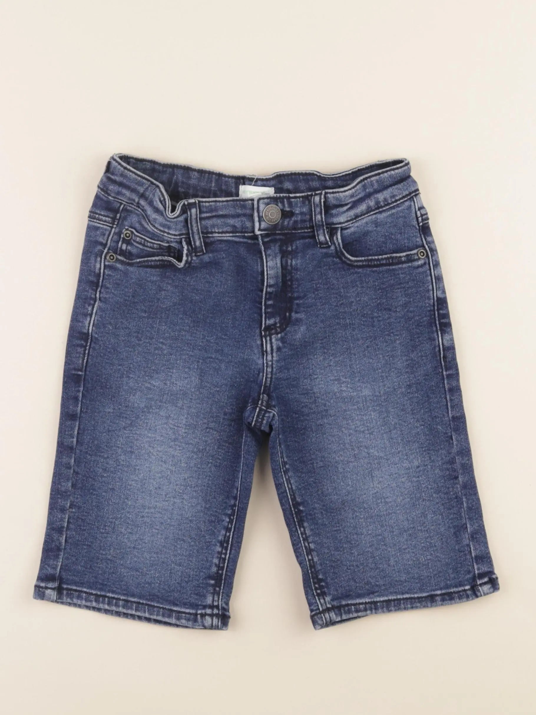 Vertbaudet - short bleu - 7 ans