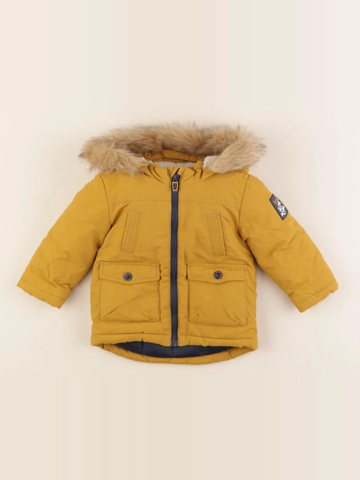 Sfera - parka jaune - 12/18 mois