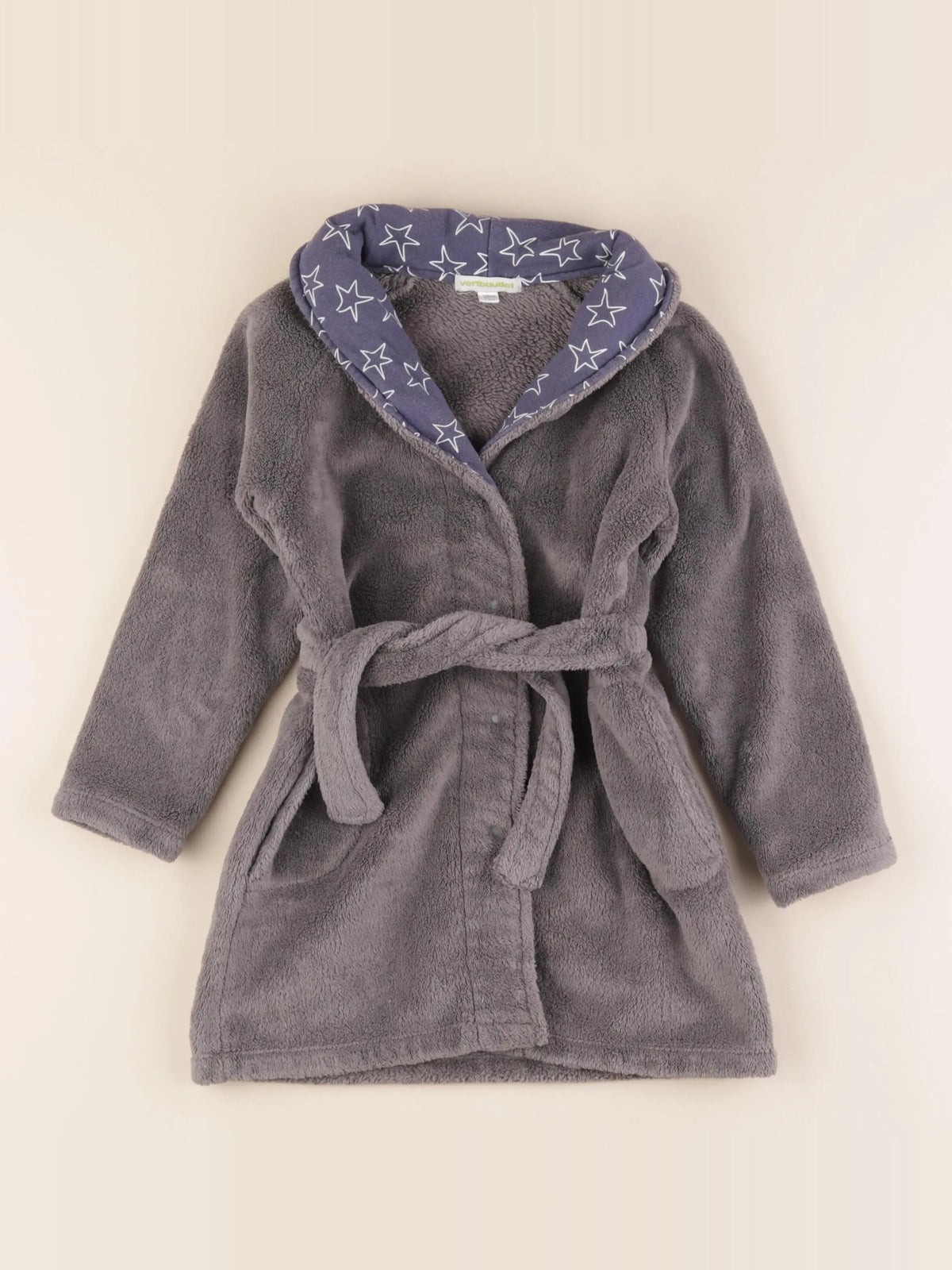 Vertbaudet - robe de chambre gris - 5 ans