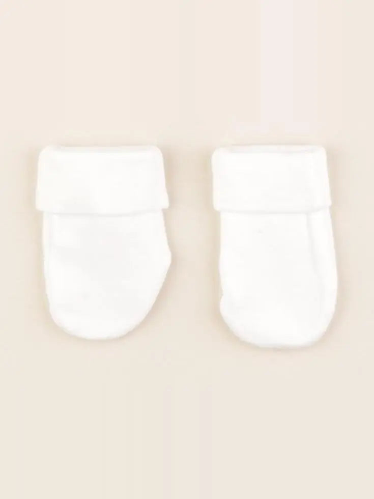 Vertbaudet - moufles blanc - 9/12 mois