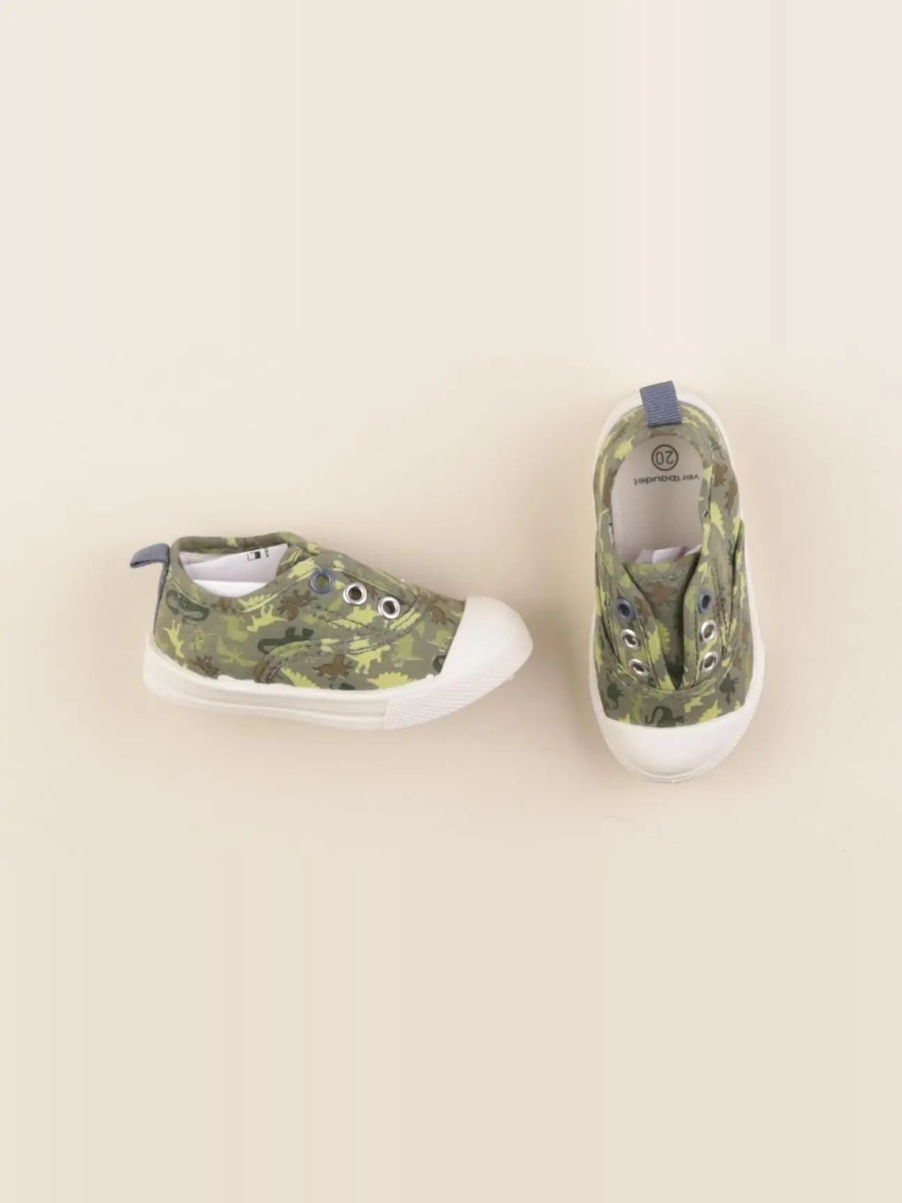 Vertbaudet - tennis élastiqué vert - pointure 20