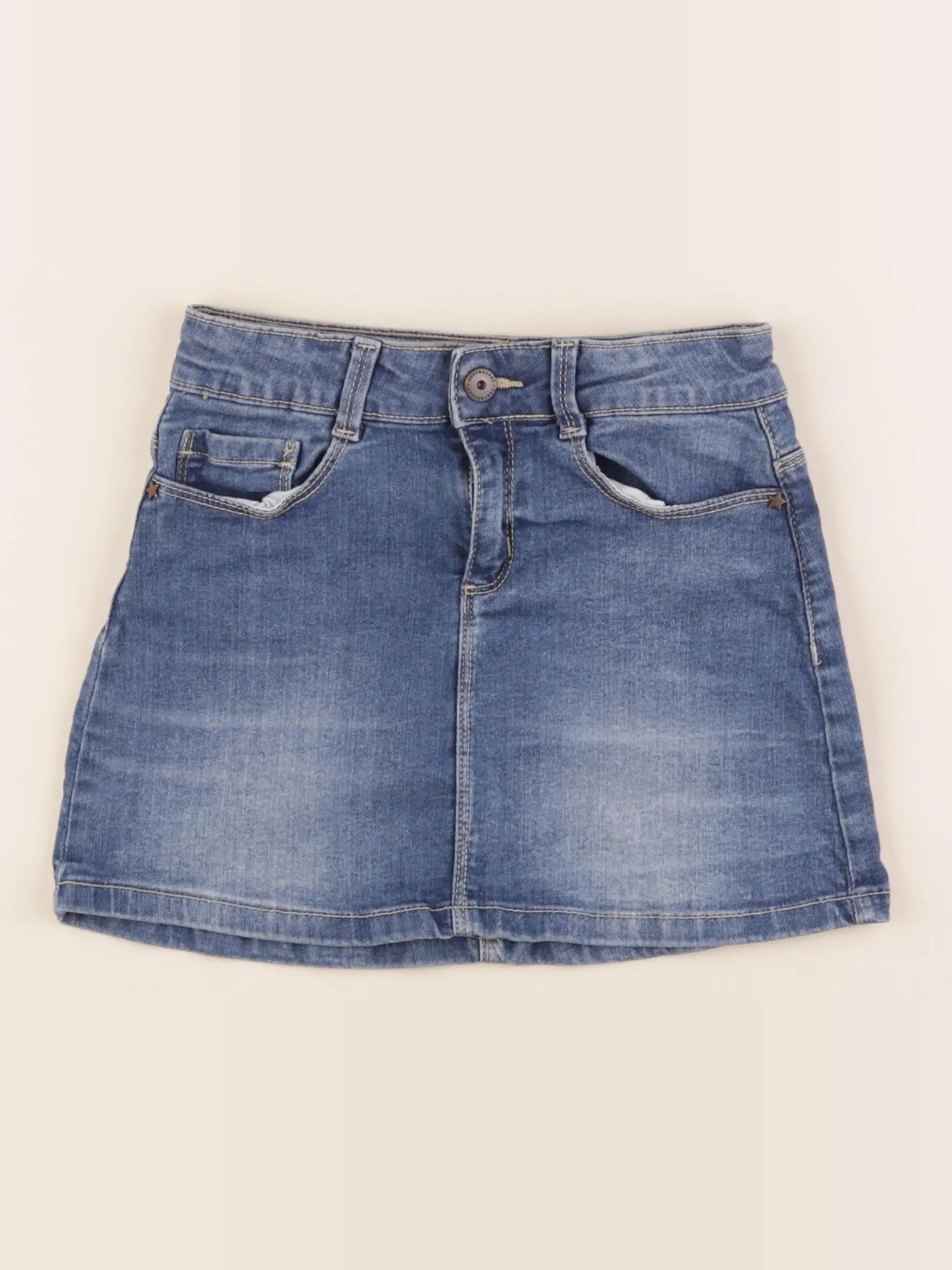 Vertbaudet - jupe bleu - 10 ans