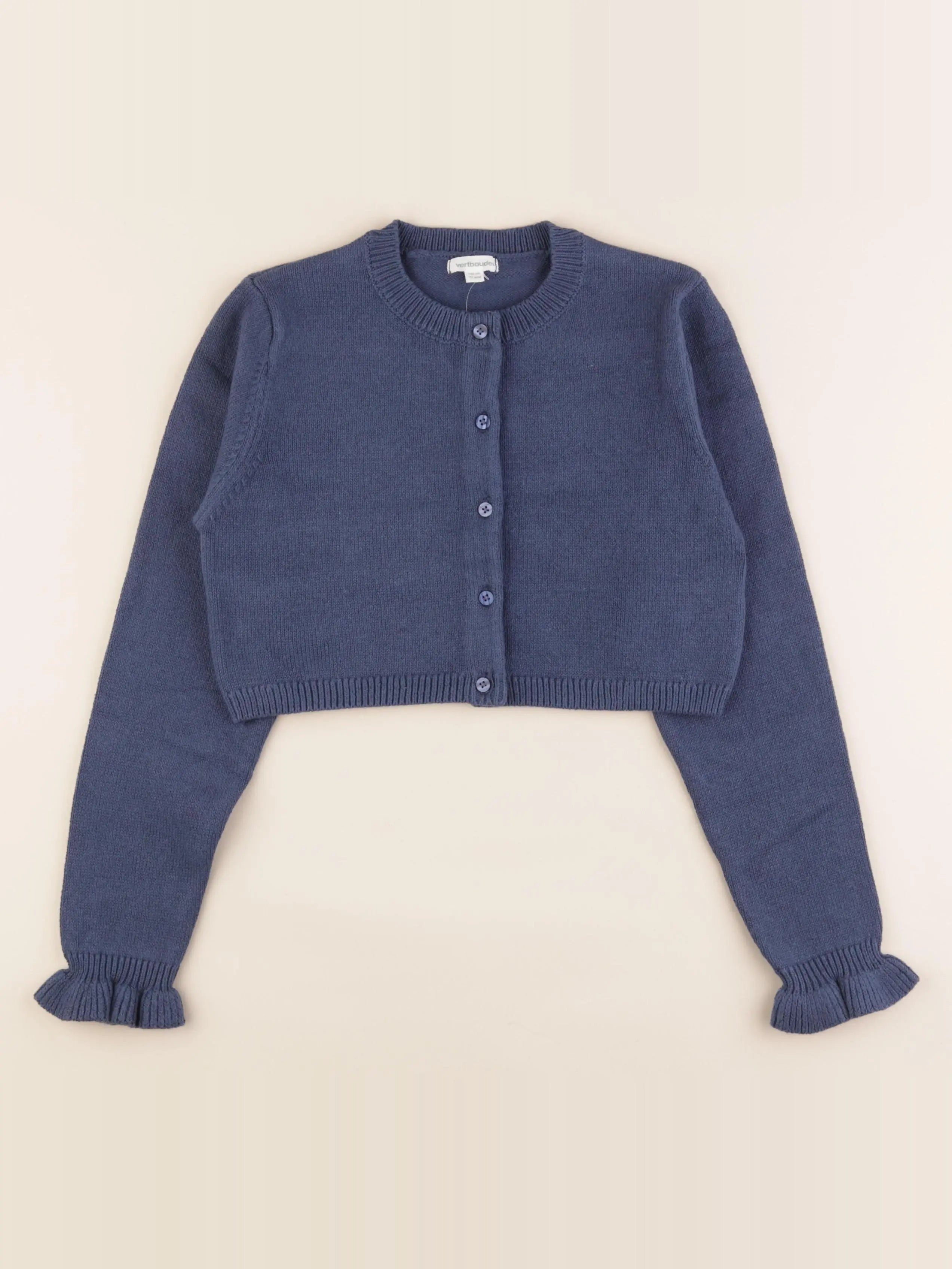 Vertbaudet - gilet bleu - 10 ans