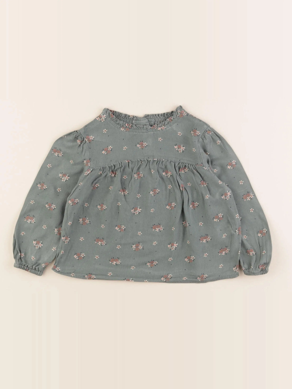 Vertbaudet - blouse vert - 3 ans