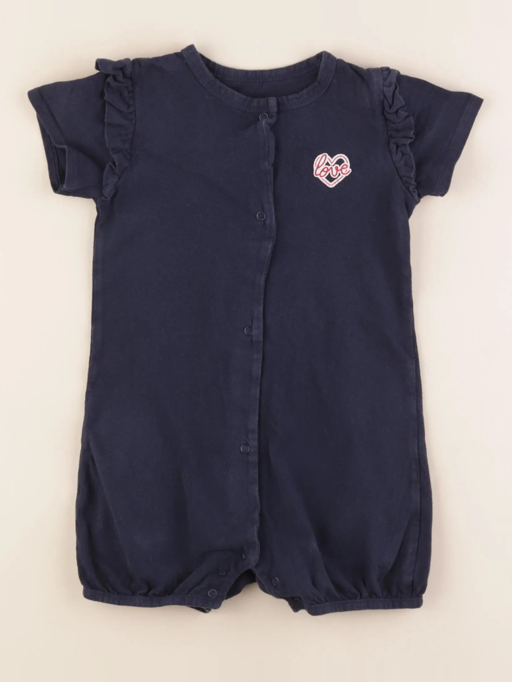 Vertbaudet - combinaison bleu - 24 mois