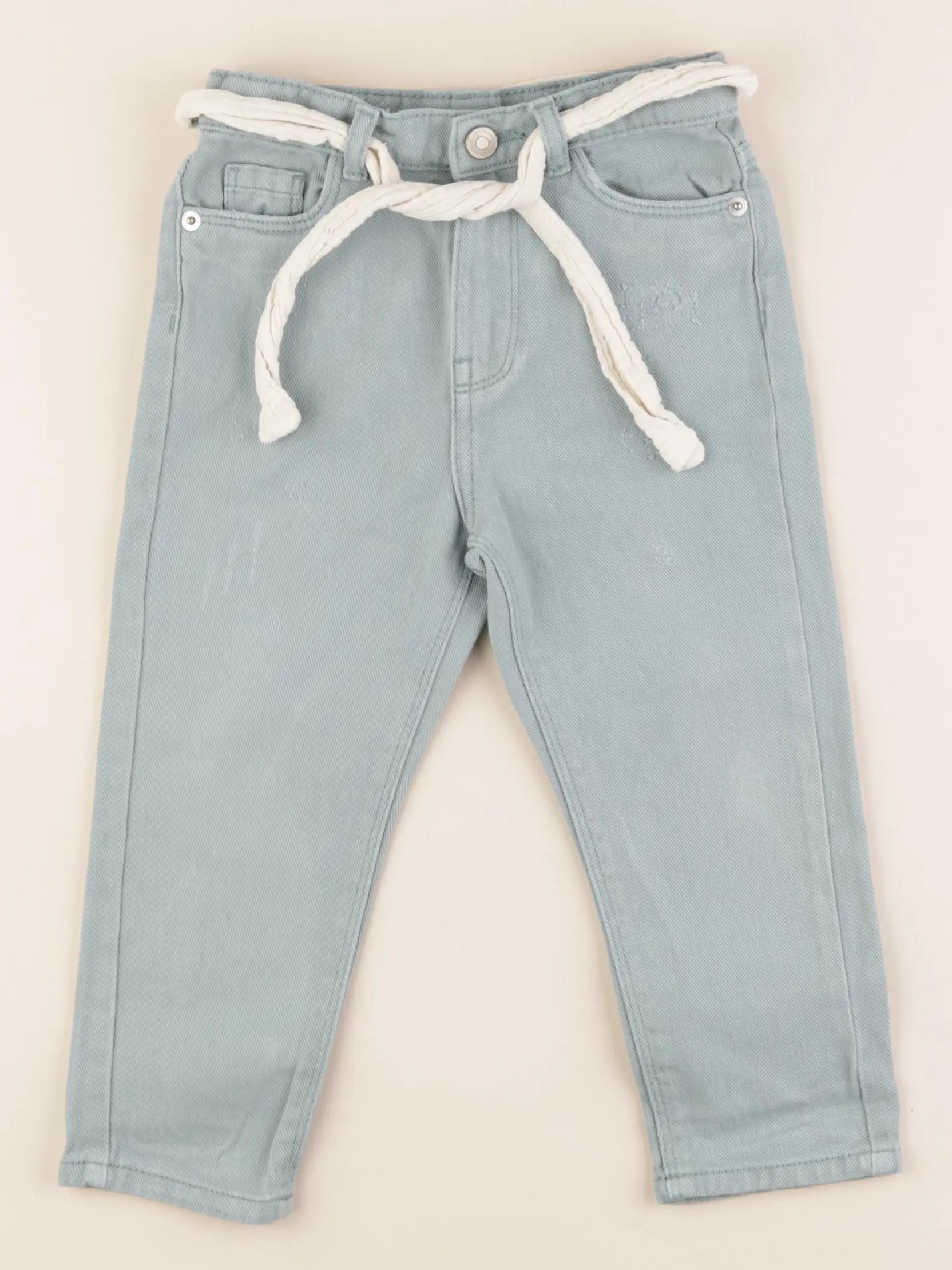 Vertbaudet - jean vert - 3 ans