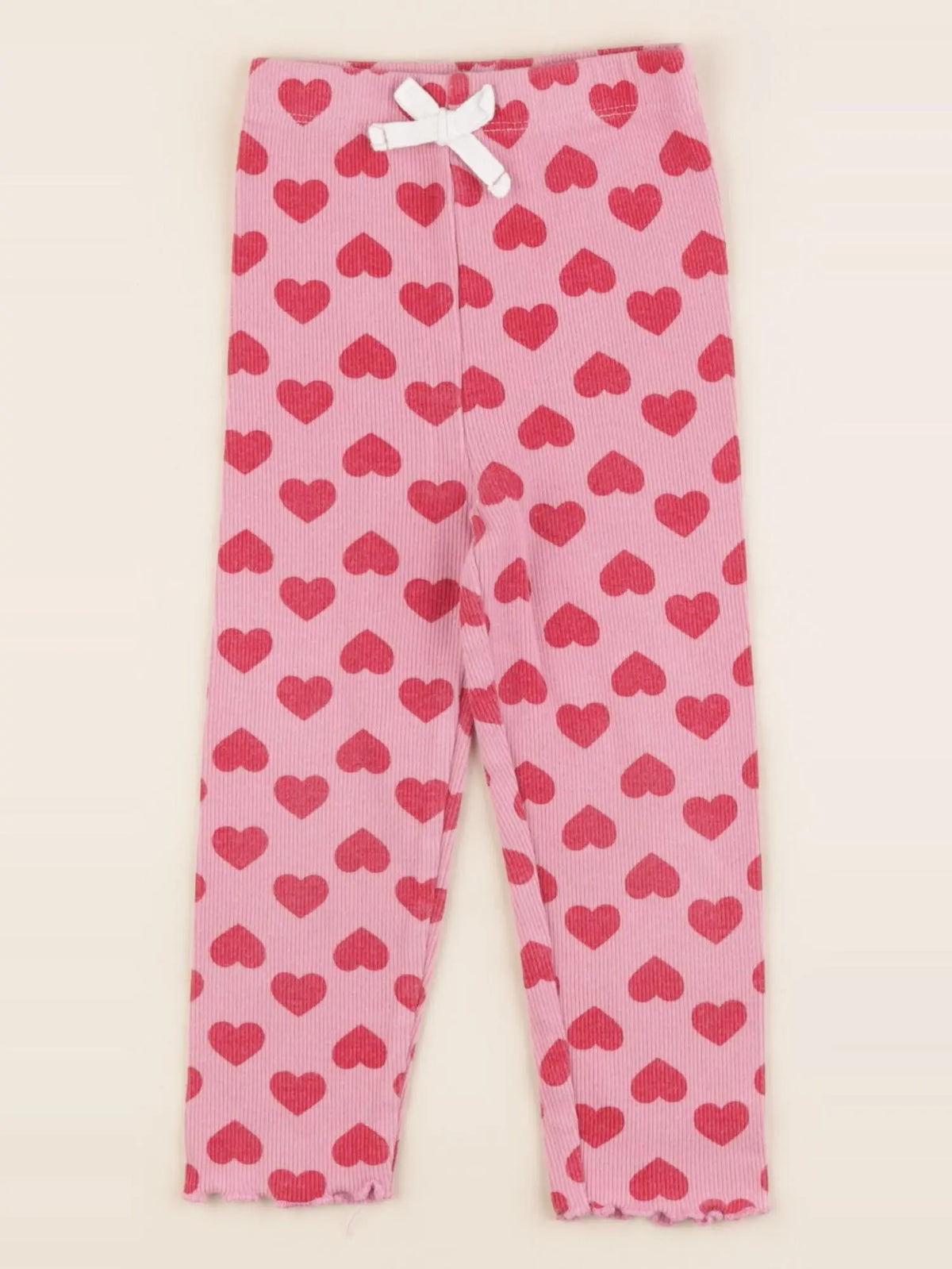 Vertbaudet - legging rose, rouge - 3 ans