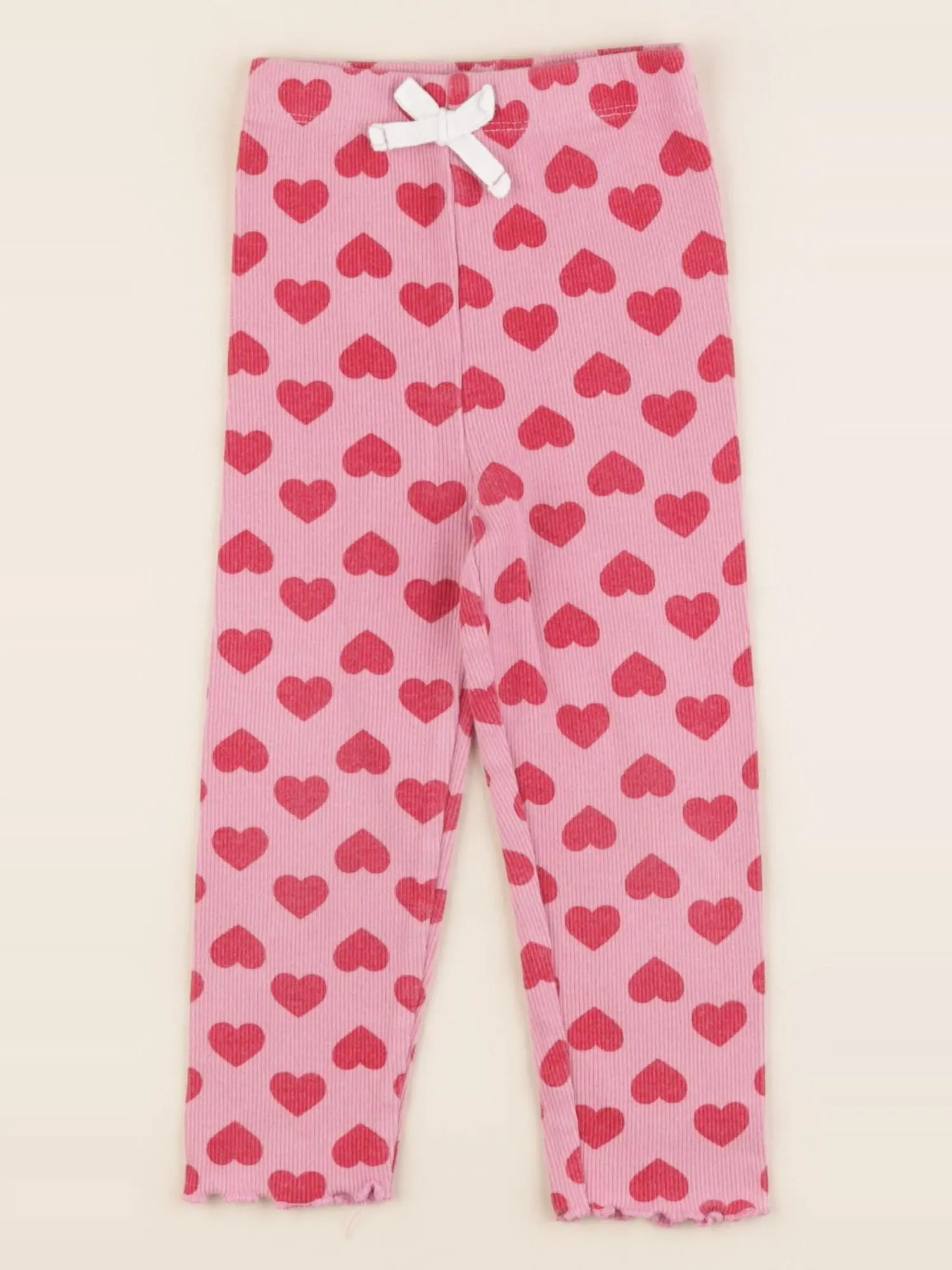 Vertbaudet - legging rose, rouge - 3 ans