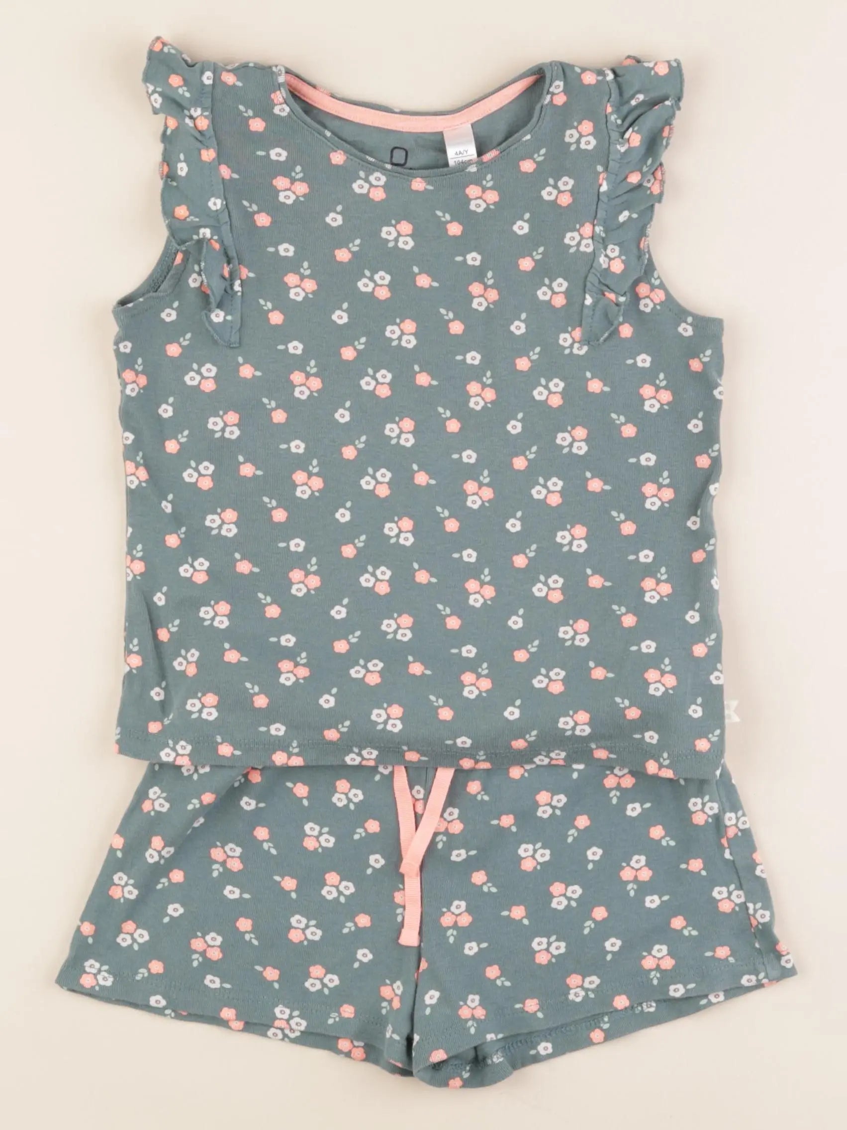 Okaidi - pyjama coton vert - 4 ans