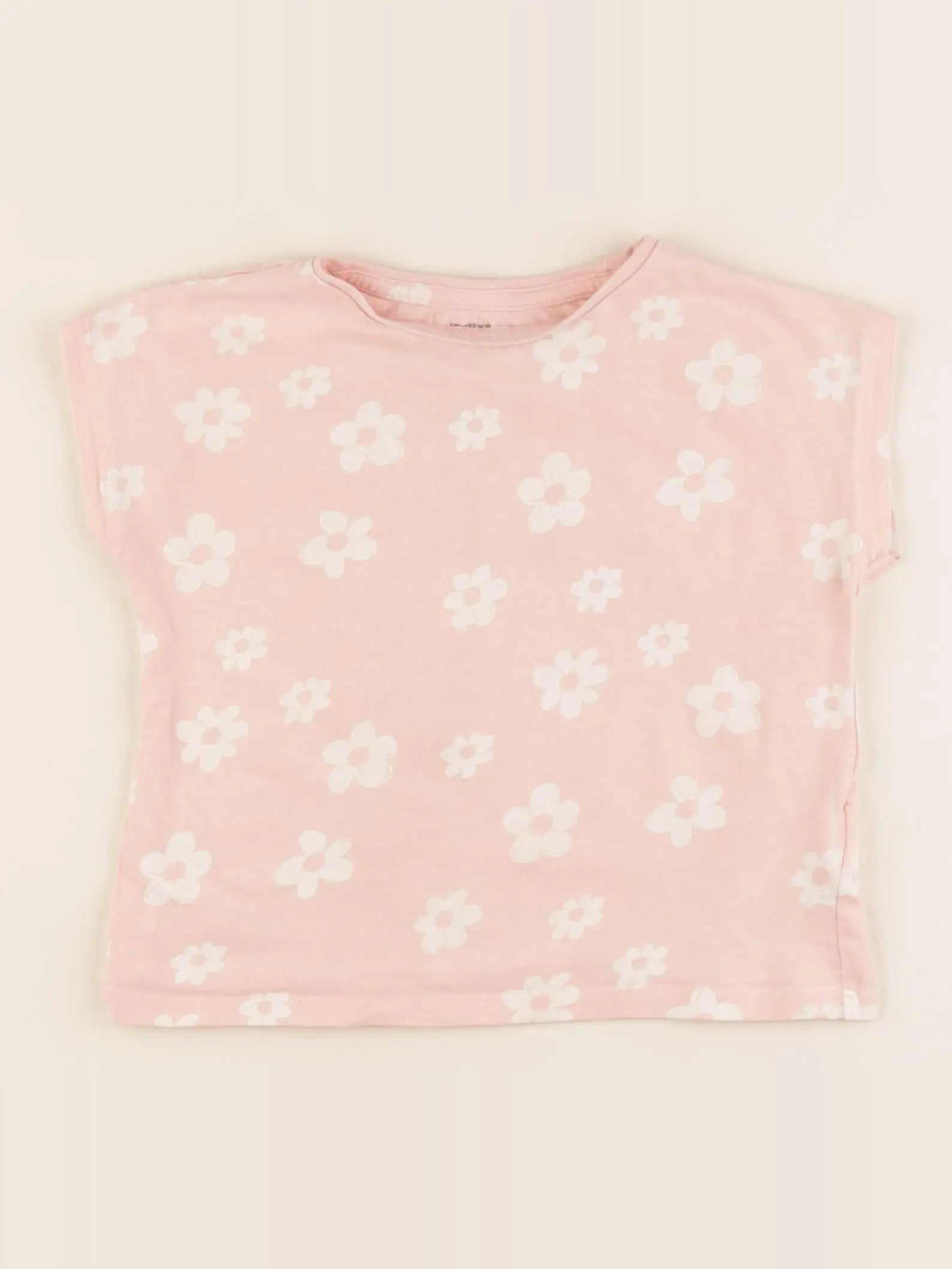 Vertbaudet - tee-shirt rose - 4 ans