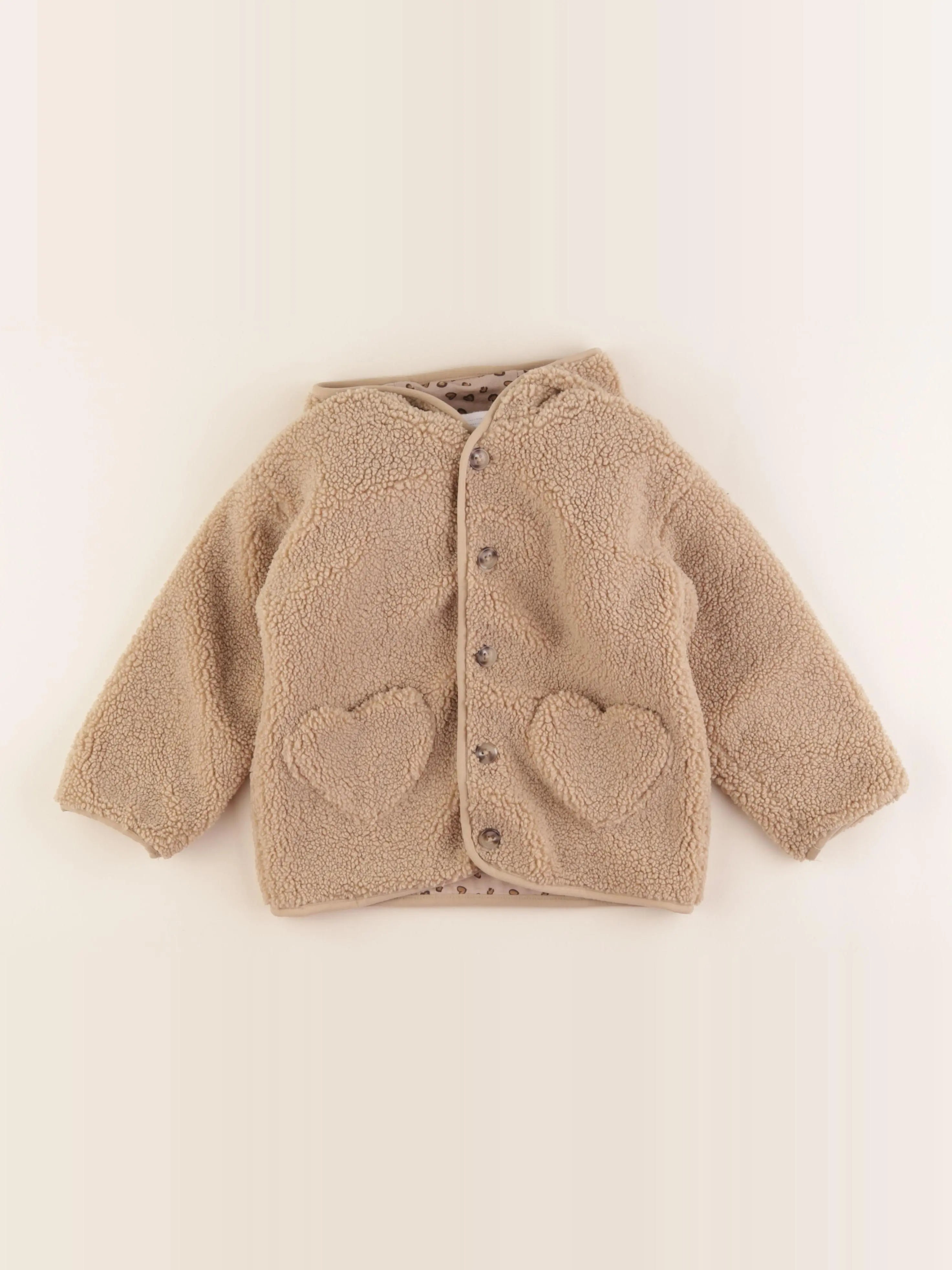 Vertbaudet - veste marron - 4 ans