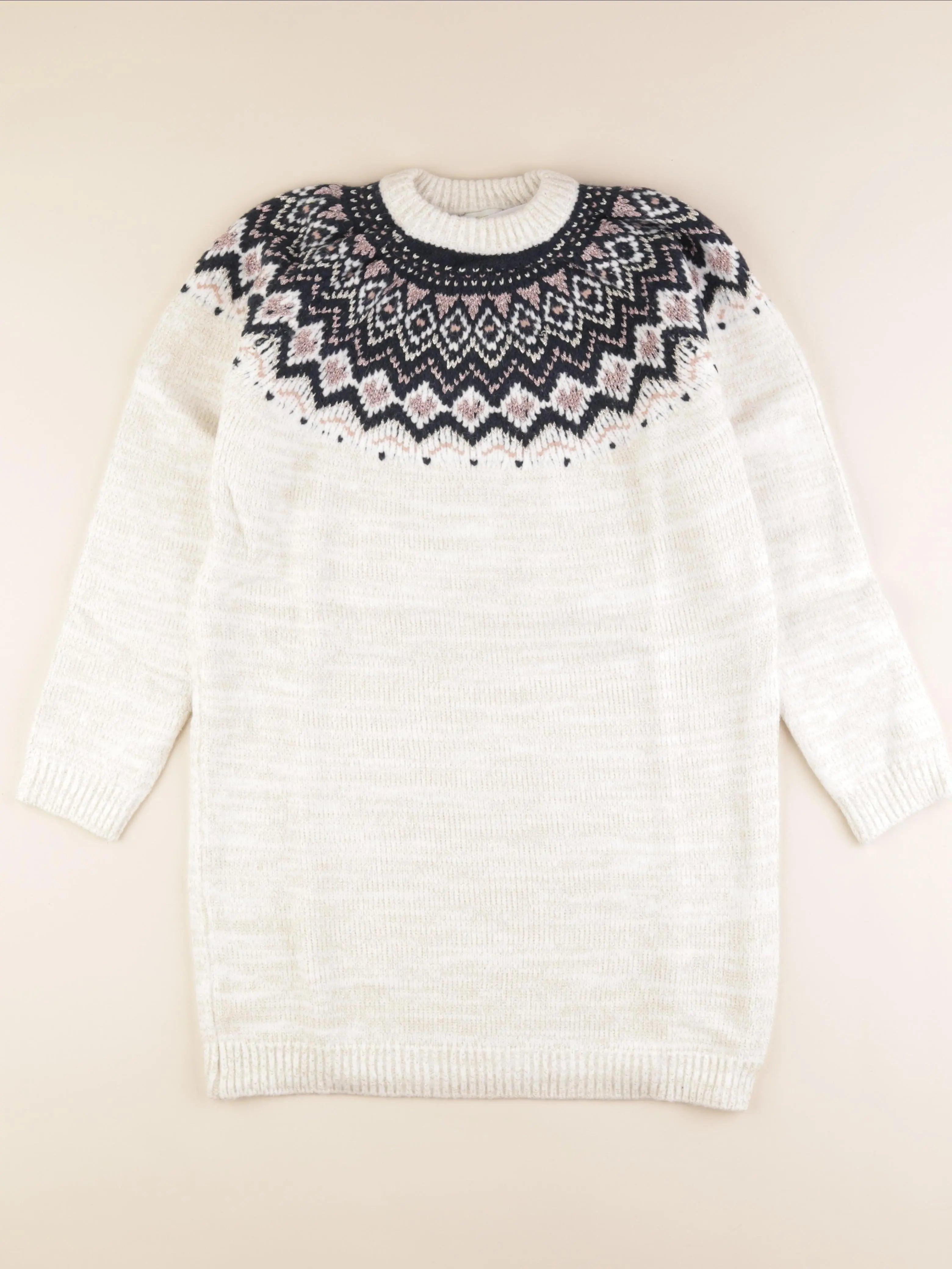 Vertbaudet - robe beige - 14 ans