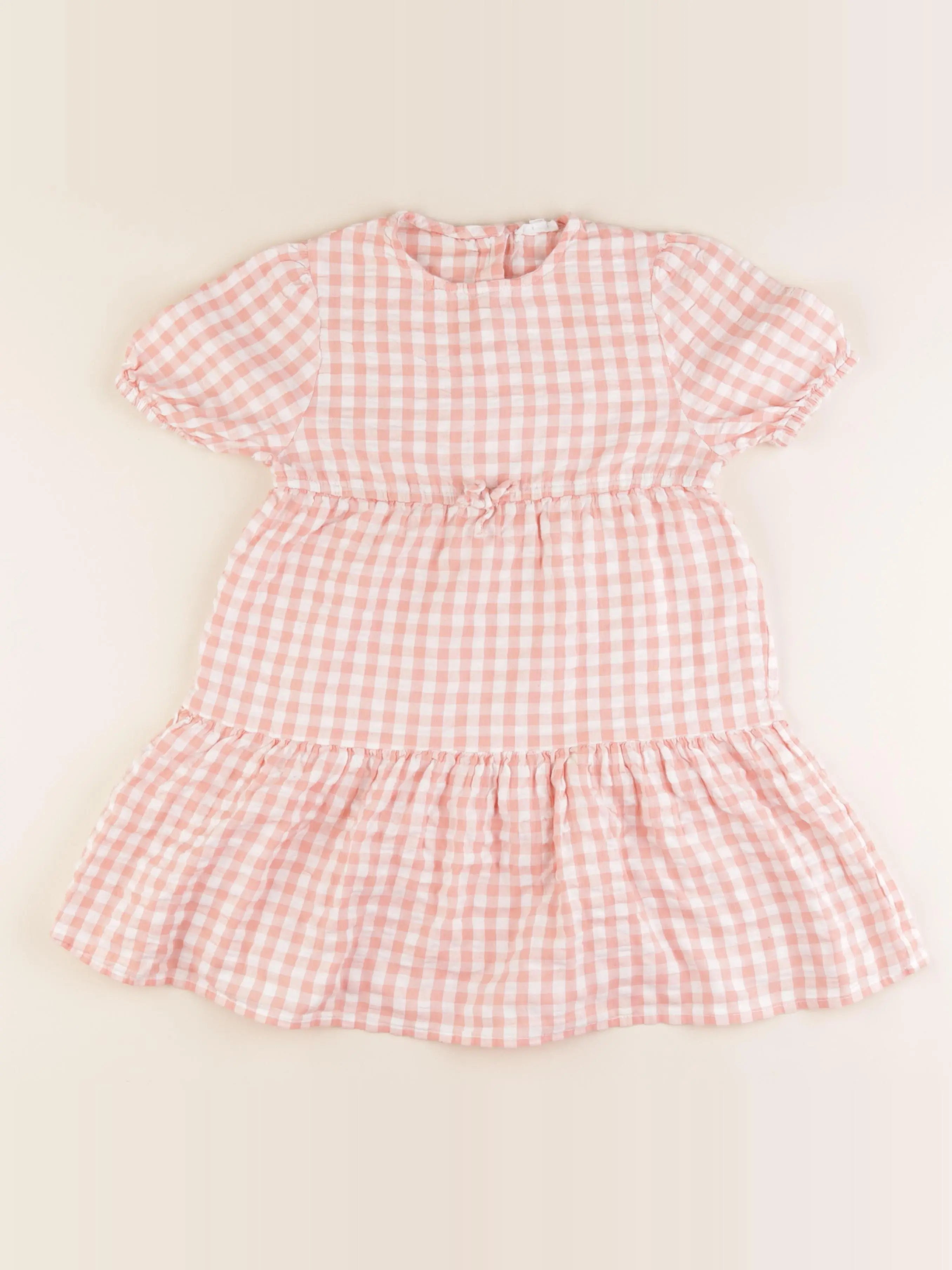 Vertbaudet - robe rose - 7 ans