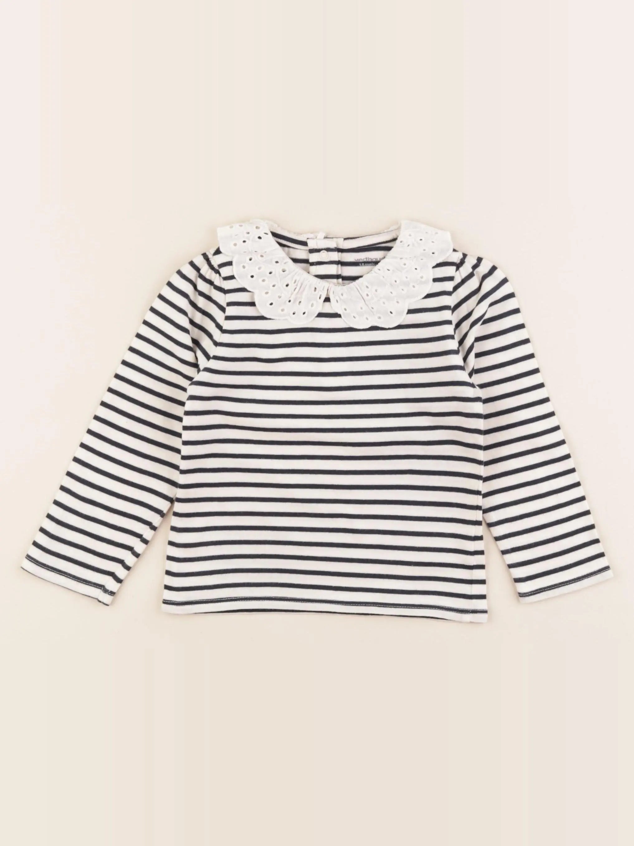 Vertbaudet - tee-shirt bleu - 18 mois