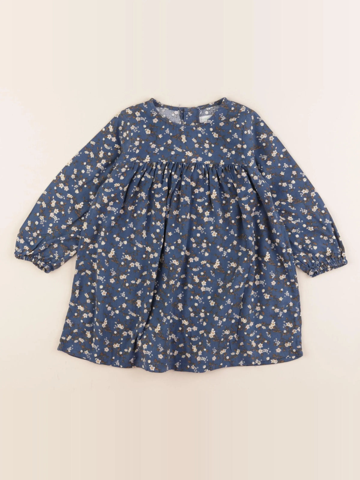 Vertbaudet - robe bleu - 24 mois