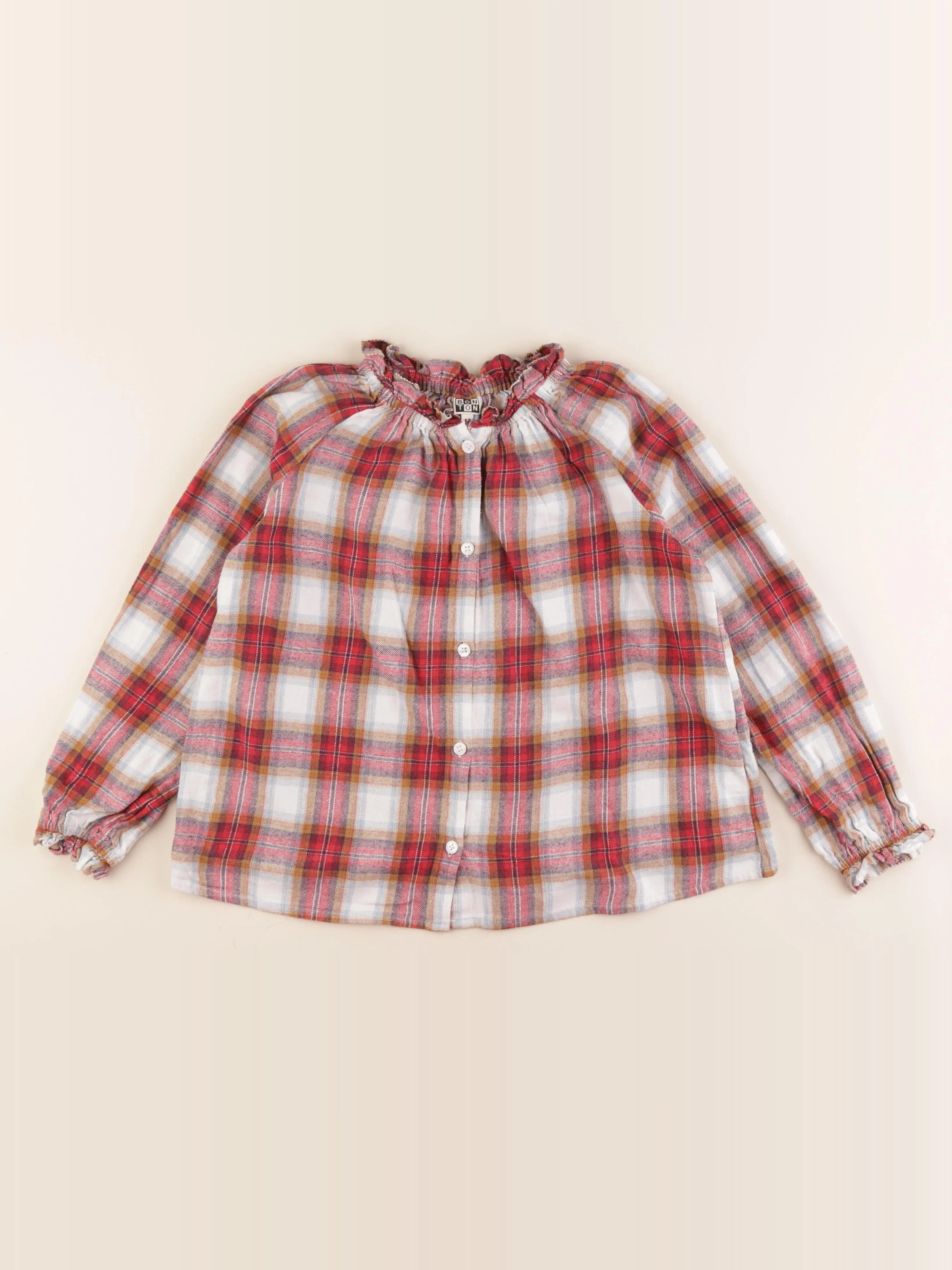 Bonton - blouse rouge - 12 ans