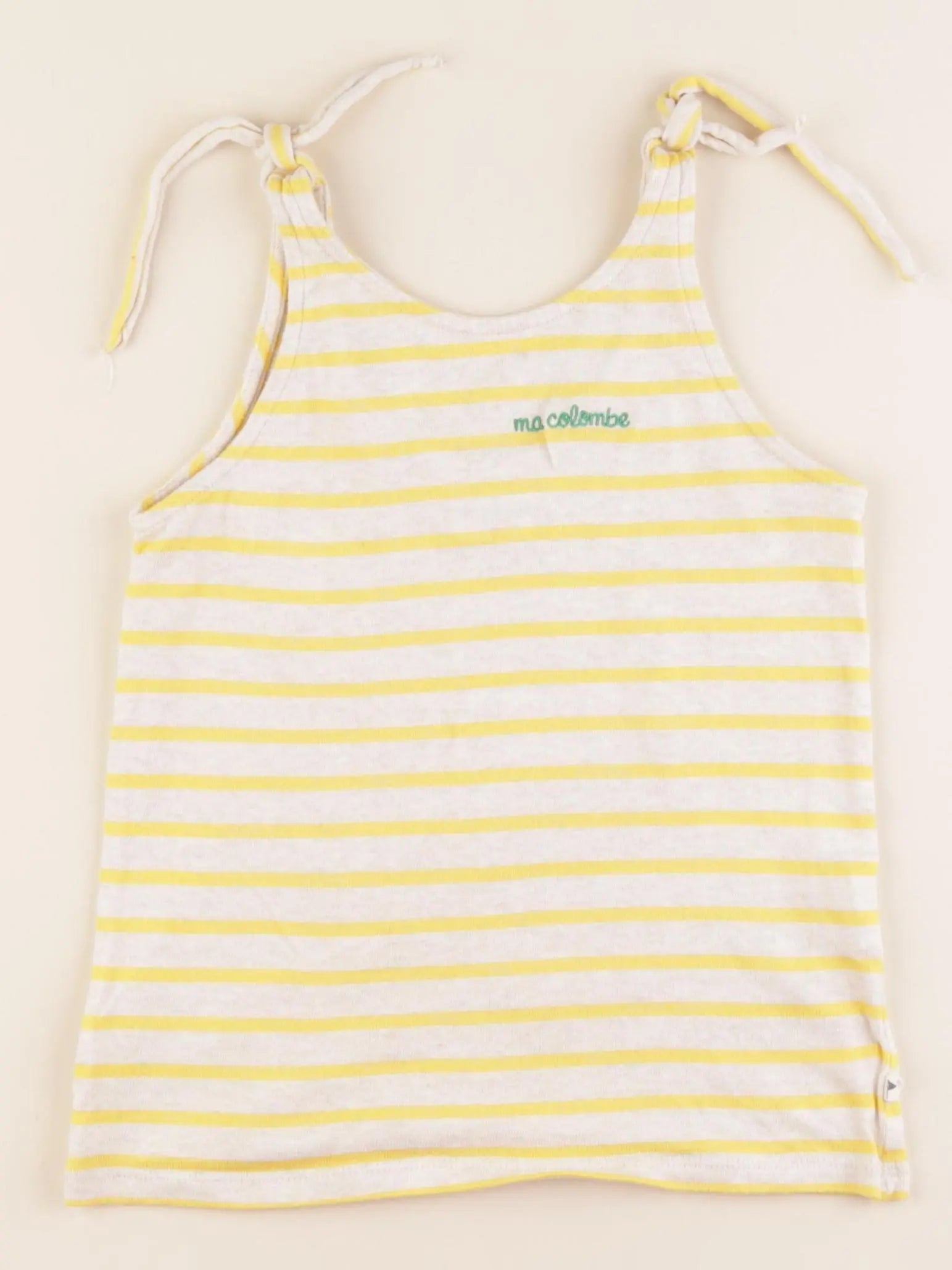 Arsène et les pipelettes - débardeur jaune - 8 ans