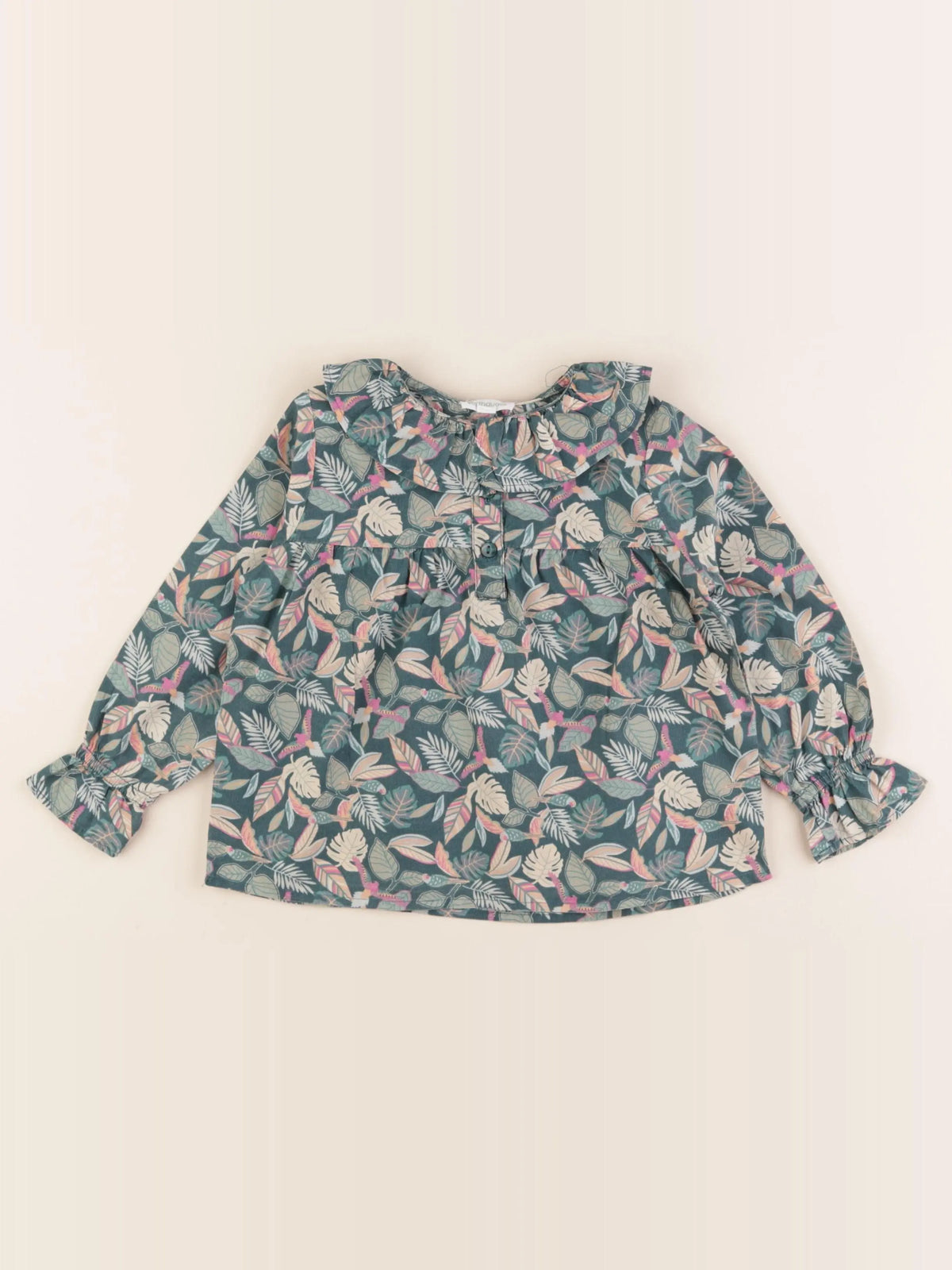 Vertbaudet - blouse vert - 3 ans