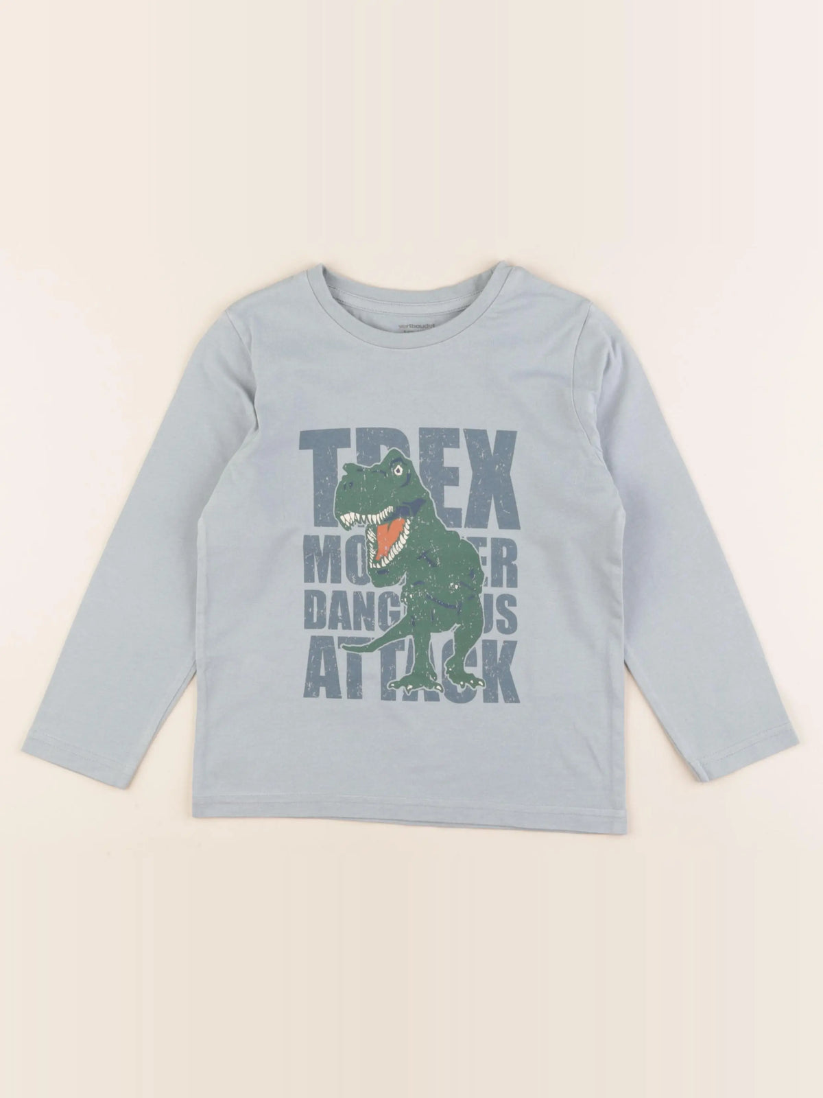 Vertbaudet - tee-shirt bleu - 6 ans