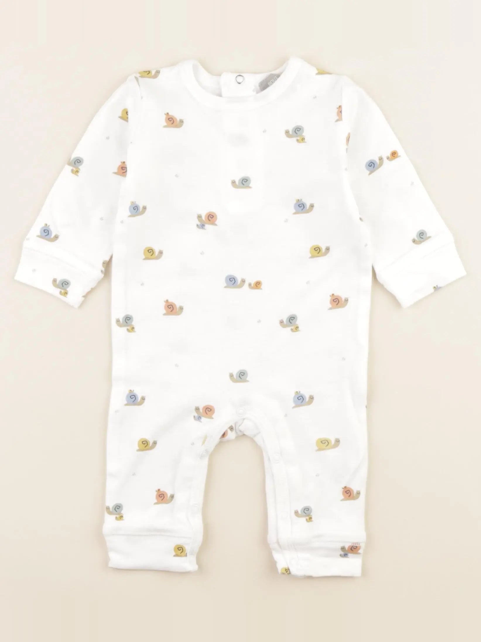 Boutchou - pyjama coton blanc - 3 mois