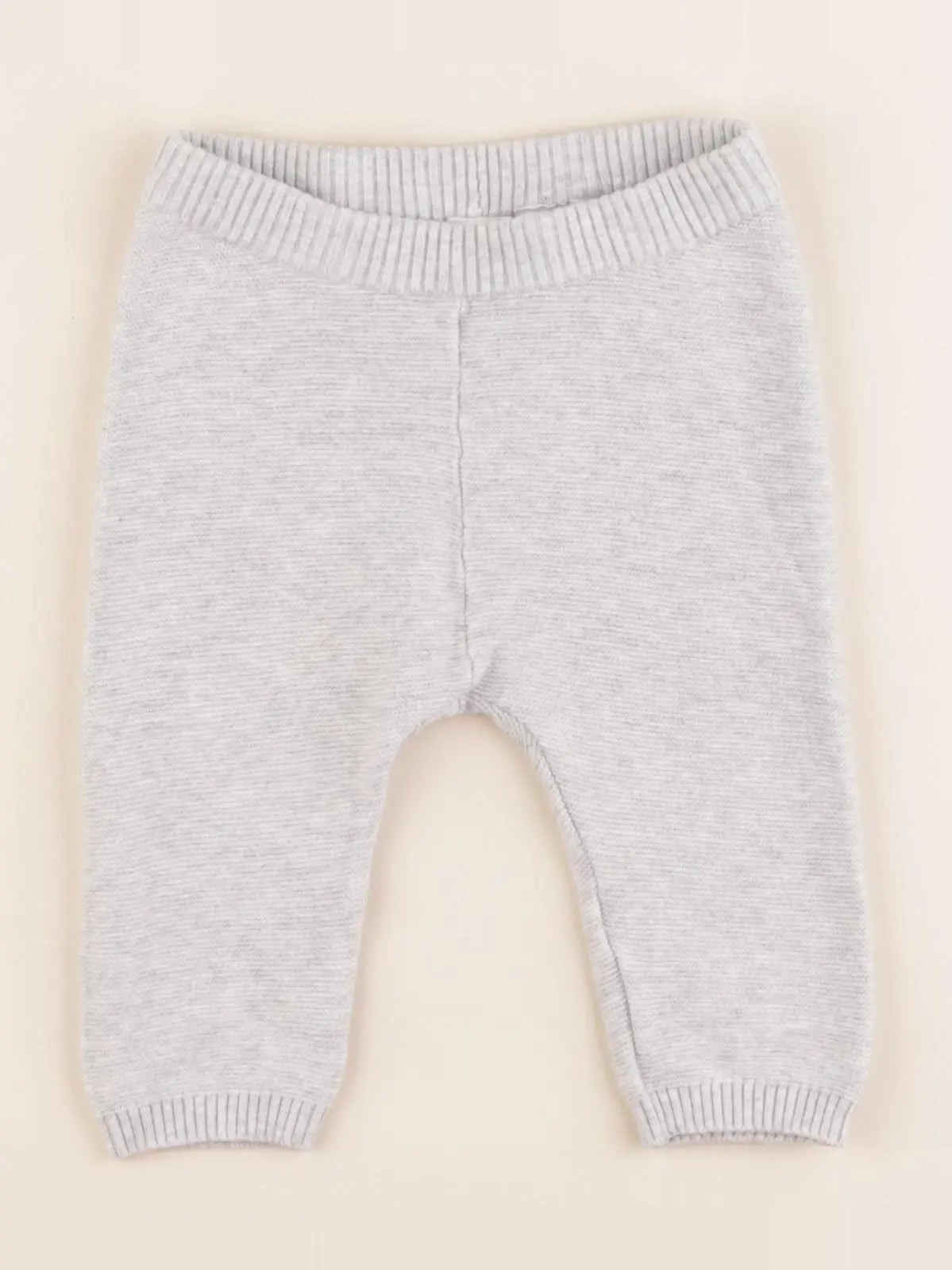 H&M - legging gris - 6/9 mois