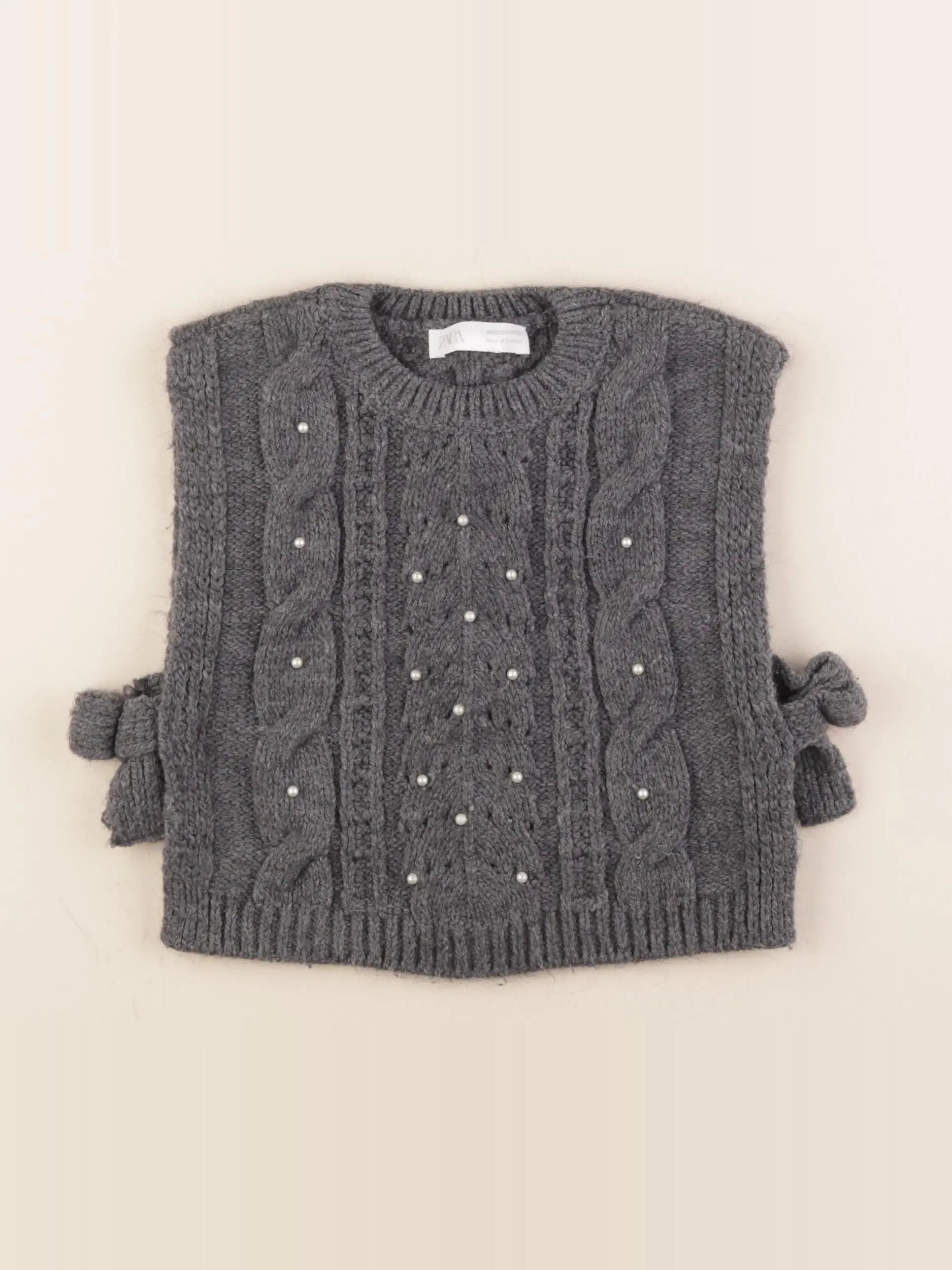 Zara - pull gris - 4 ans