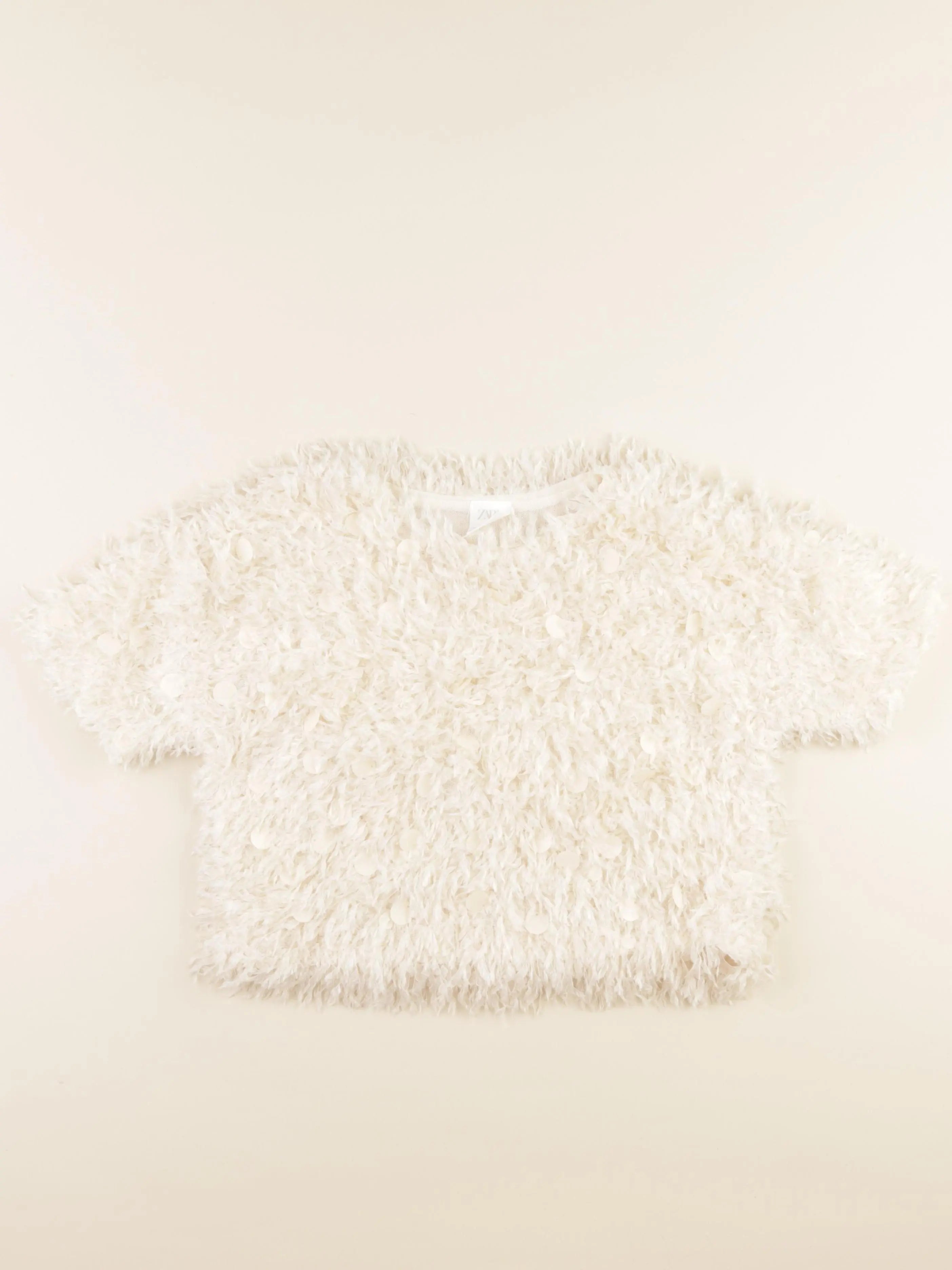 Zara - pull beige - 9/10 ans