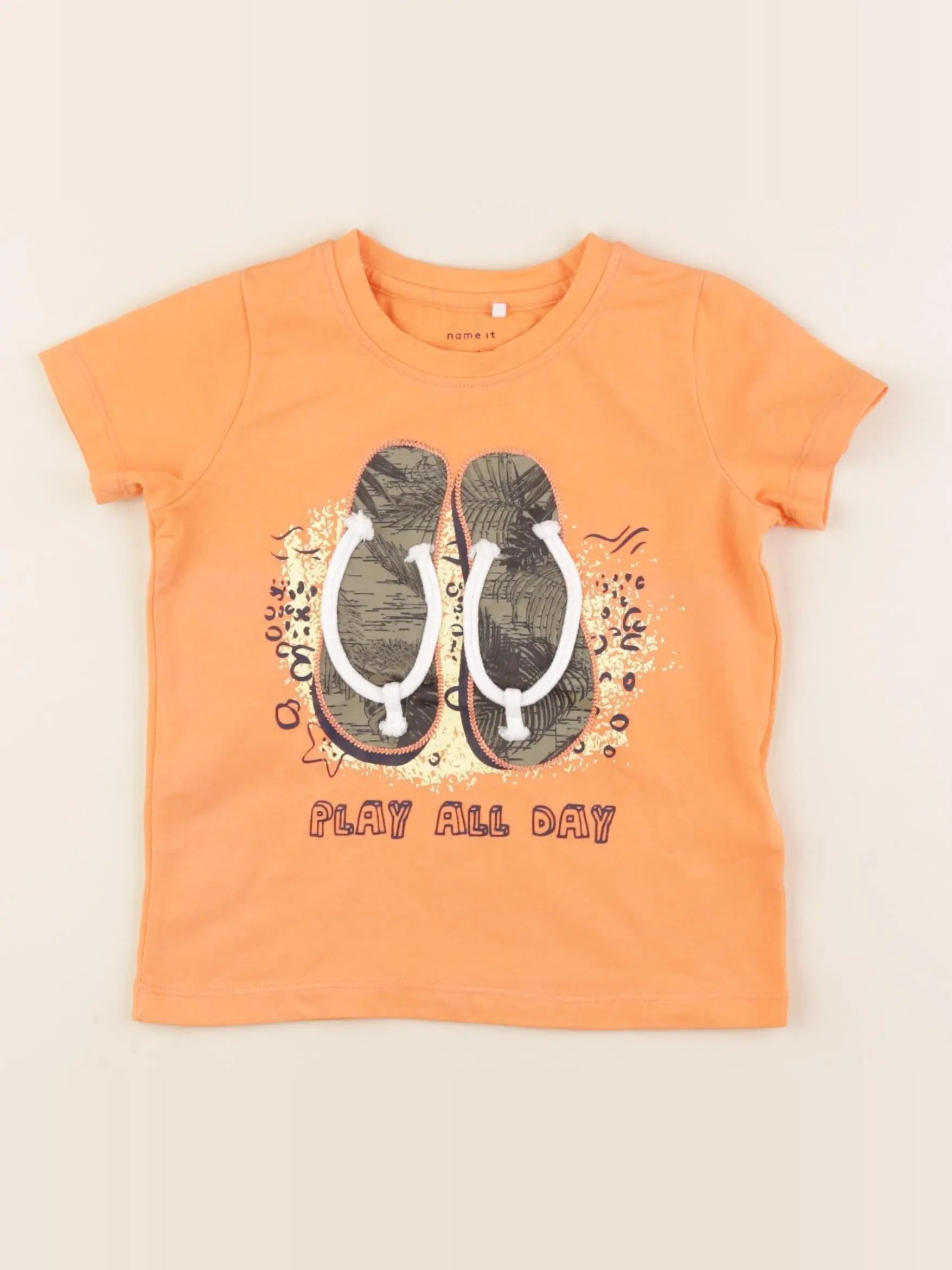Name it - tee-shirt orange - 18/24 mois