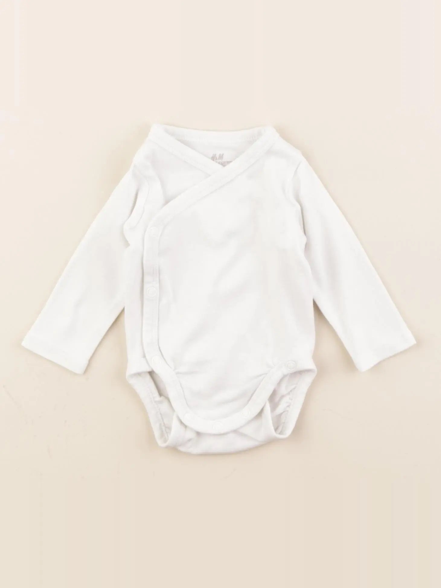 H&M - body blanc - 0/1 mois