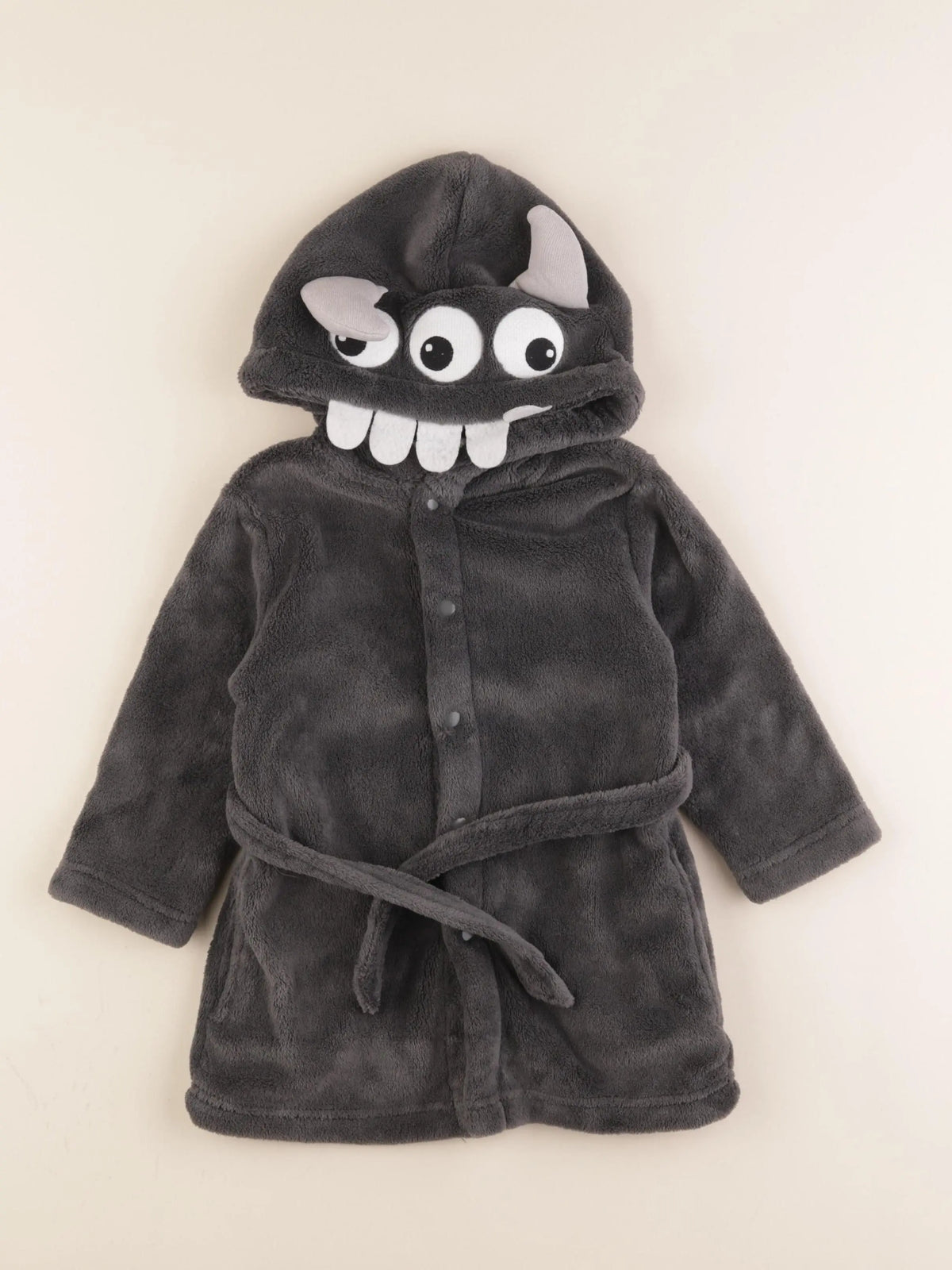Vertbaudet - robe de chambre gris - 2 ans